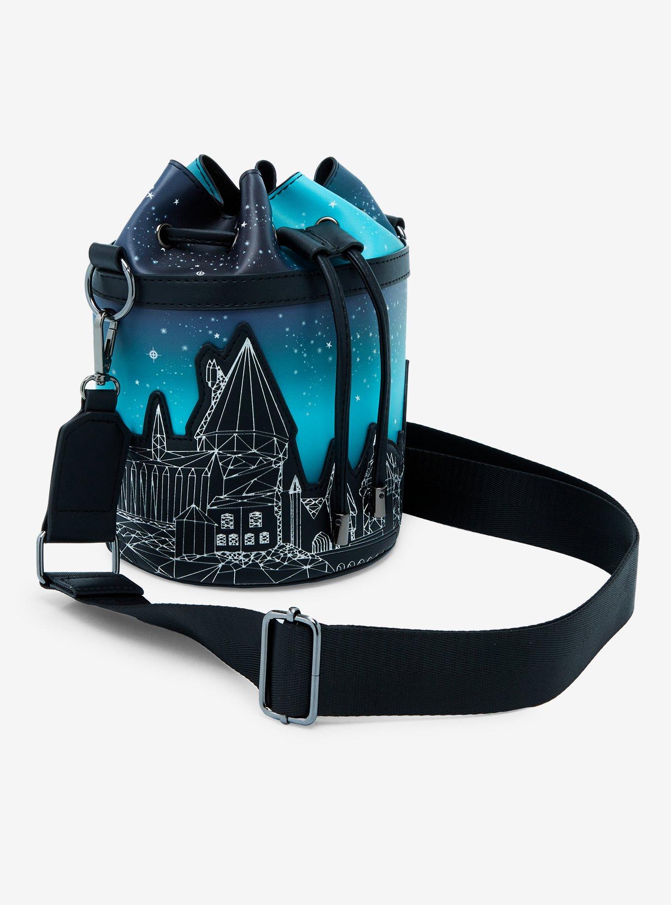 Harry Potter Hogwarts Castle Starry Sky Bucket Bag &mdash; BoxLunch Exclusive, , alternate