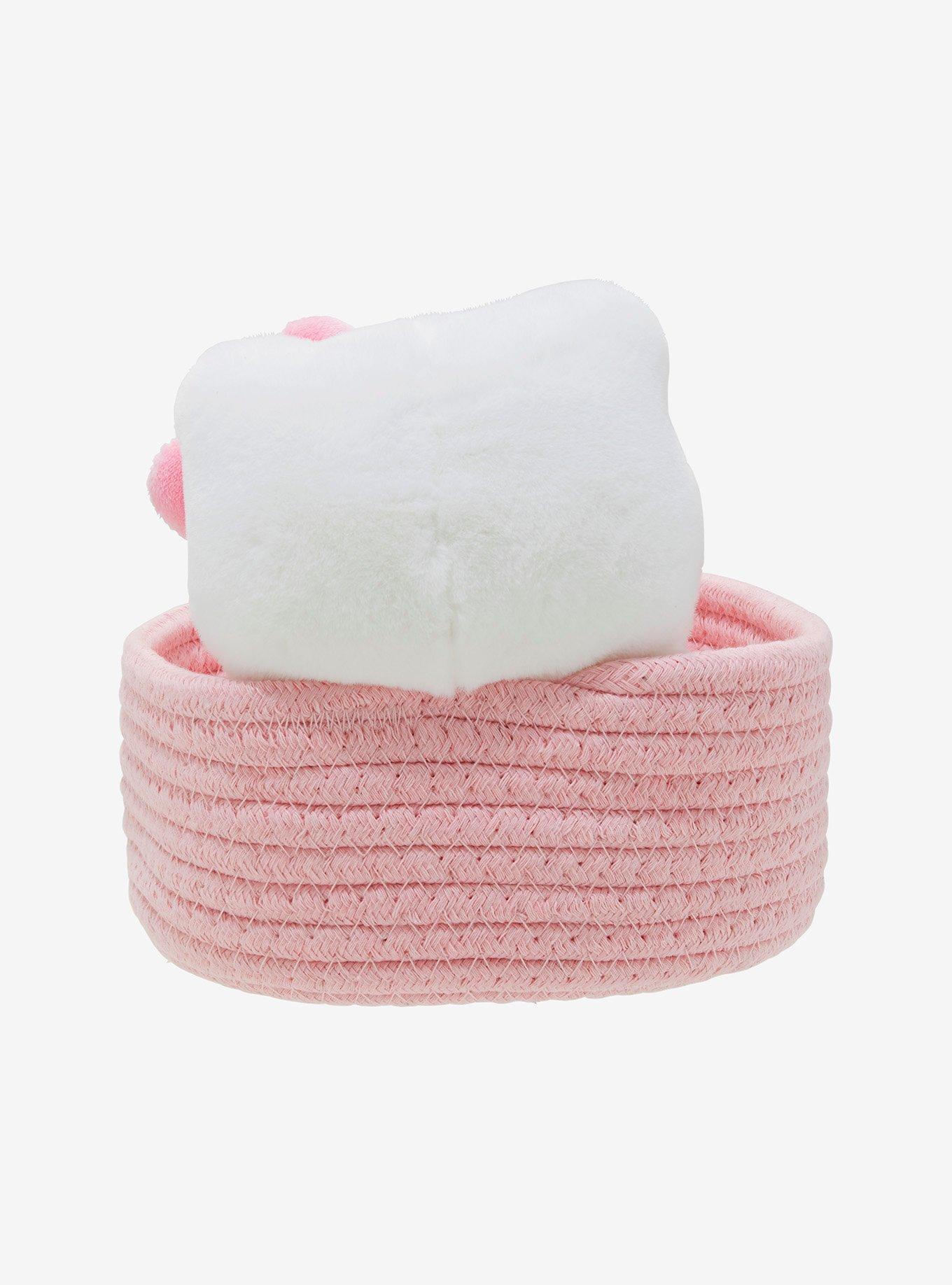 Hello Kitty Plush Basket, , hi-res