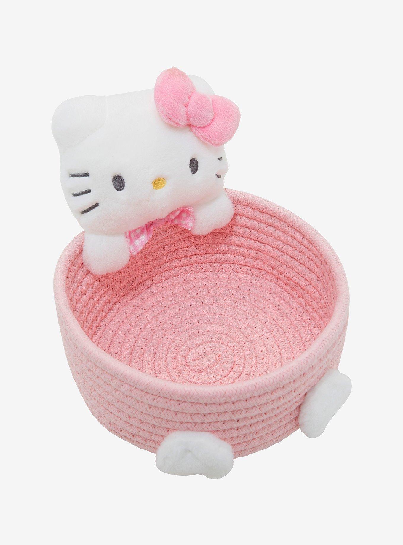 Hello Kitty Plush Basket, , alternate