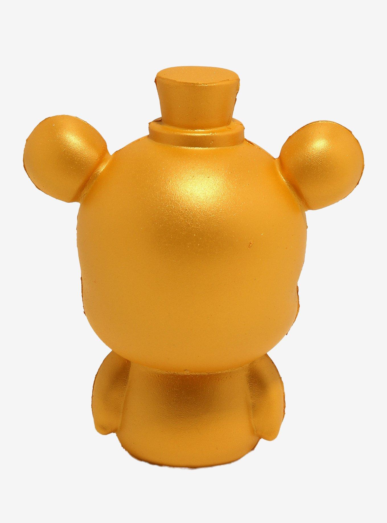 Five Nights At Freddy's Chibi Freddy Gold Squishy Toy, , alternate