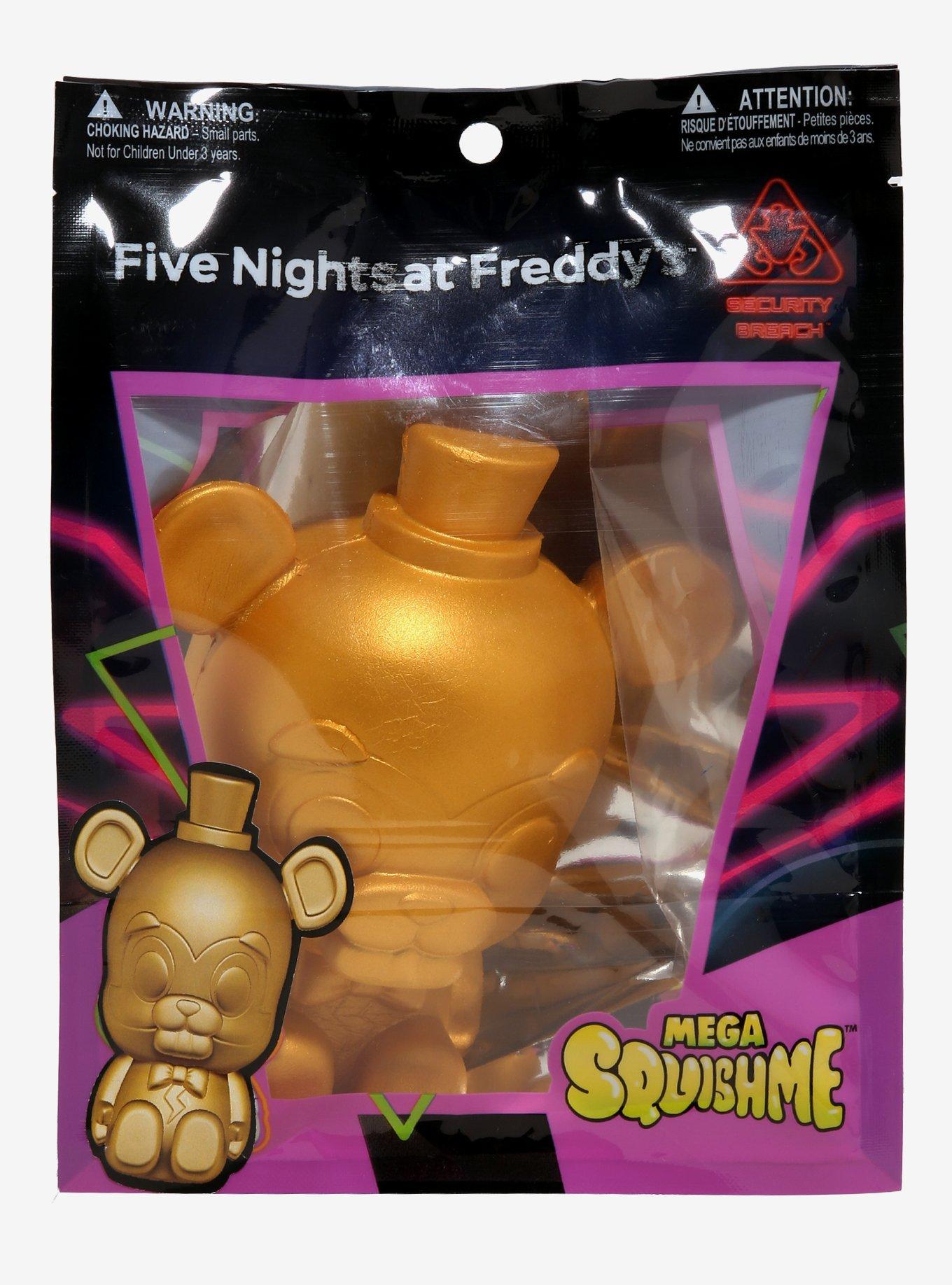 Five Nights At Freddy's Chibi Freddy Gold Squishy Toy, , alternate