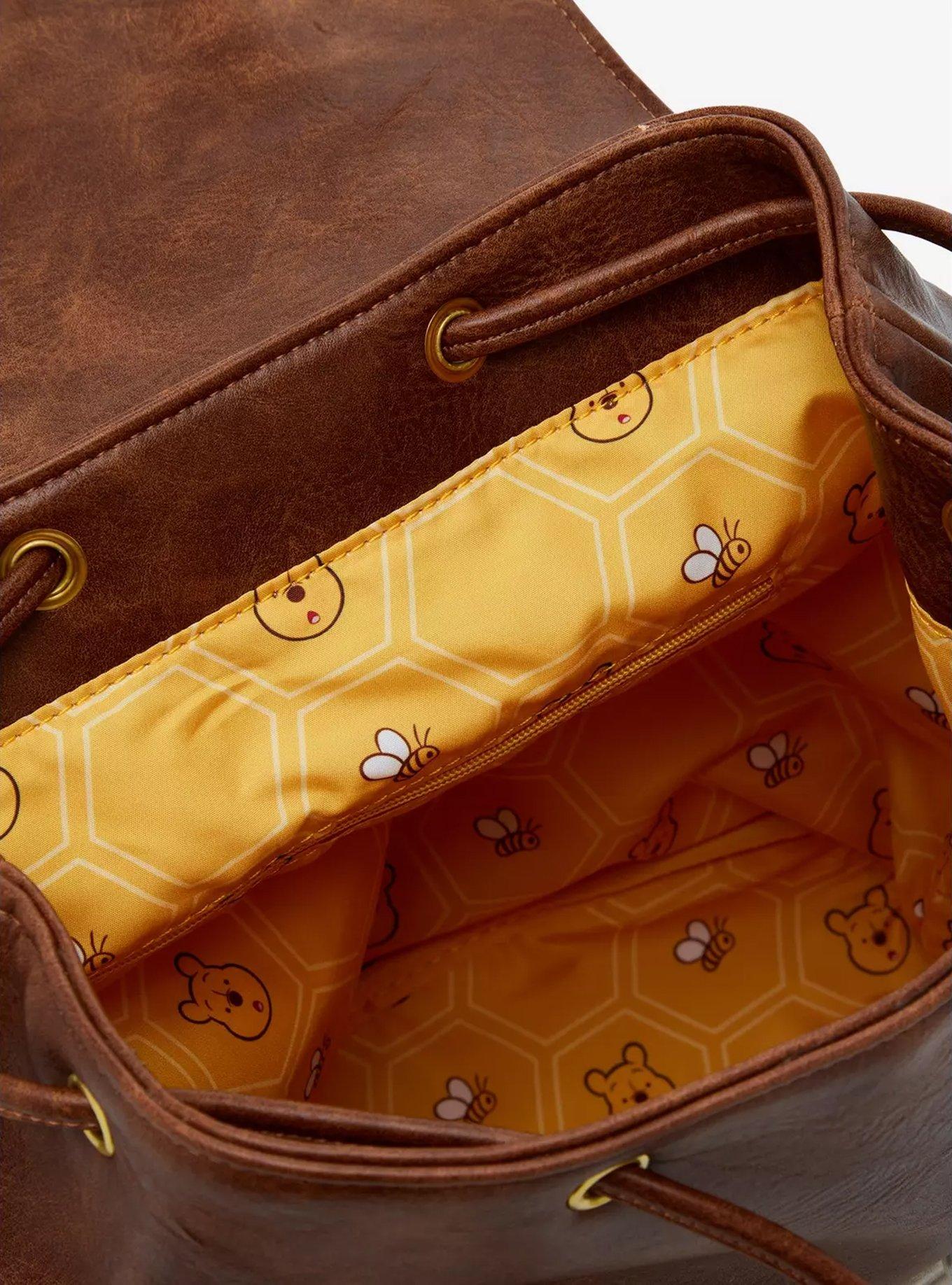 Loungefly Disney Winnie the Pooh Honeycomb Flap Mini Backpack - BoxLunch Exclusive