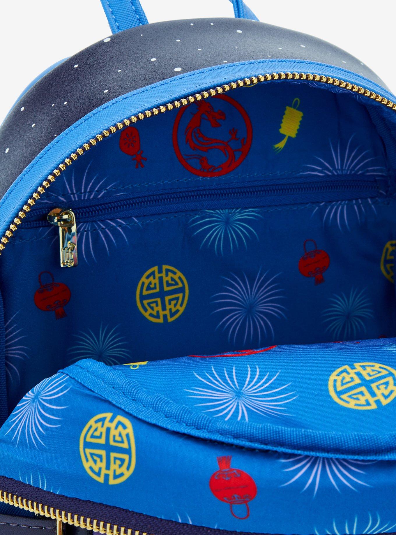 Loungefly Disney Mulan Fireworks Glow-in-the-Dark Mini Backpack - BoxLunch Exclusive, , alternate