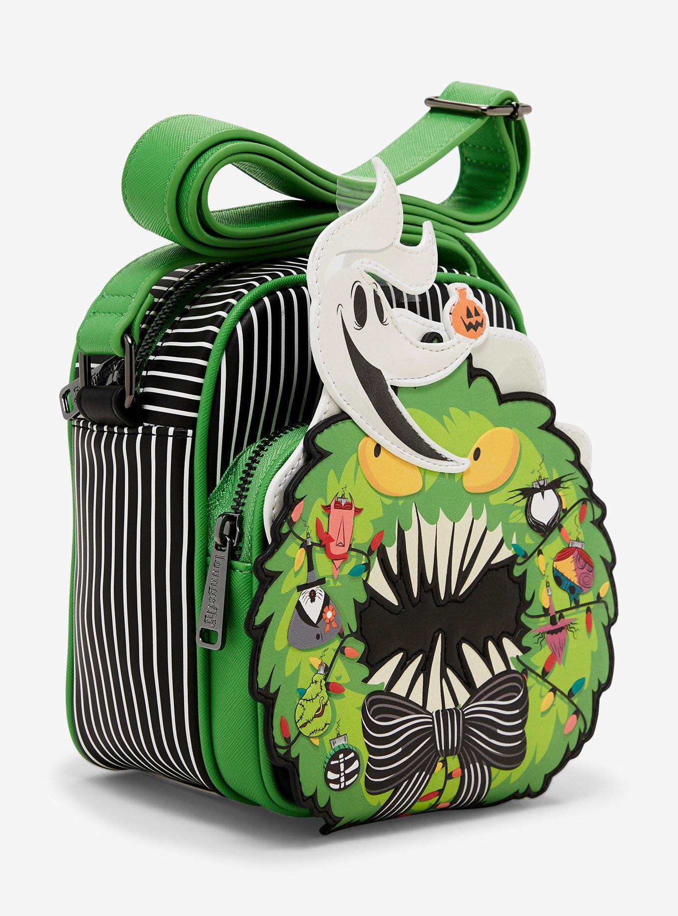 Loungefly Disney The Nightmare Before Christmas Zero Wreath Glow-in-the-Dark Crossbody Bag &mdash; BoxLunch Exclusive, , alternate