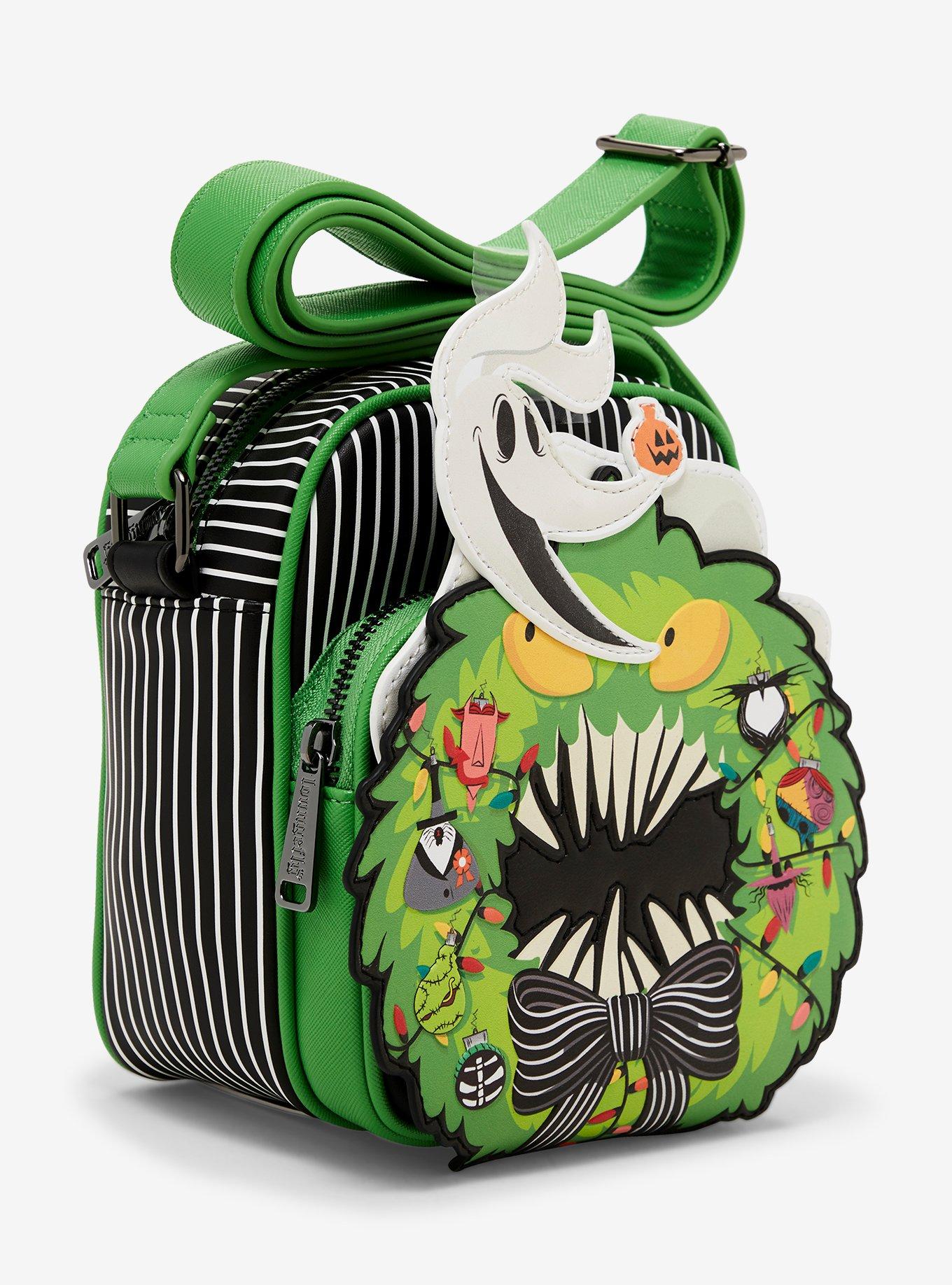 Loungefly Disney The Nightmare Before Christmas Zero Wreath Glow-in-the-Dark Crossbody Bag — BoxLunch Exclusive, , alternate