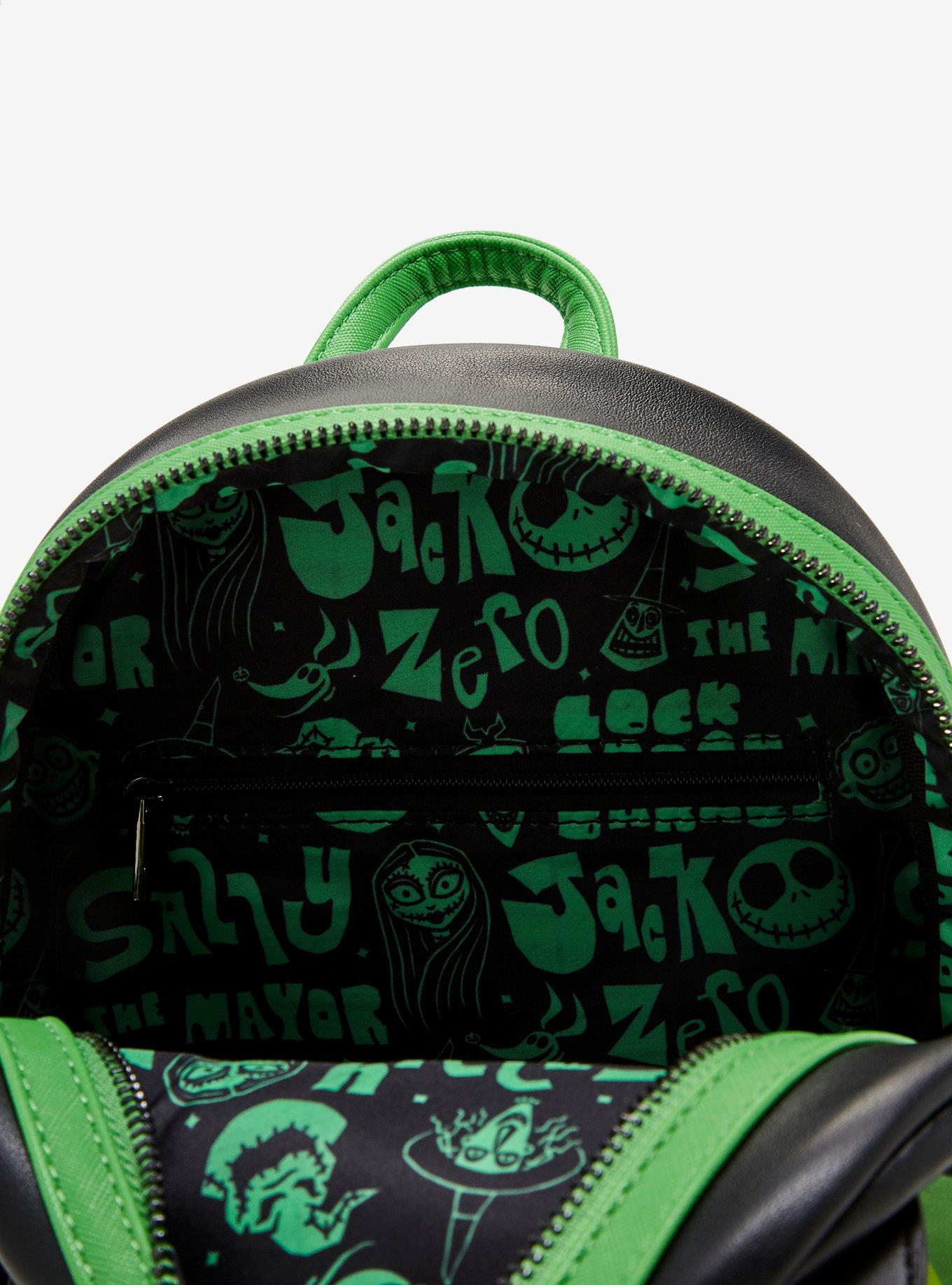 Loungefly Disney The Nightmare Before Christmas Zero Wreath Glow-in-the-Dark Crossbody Bag — BoxLunch Exclusive, , alternate