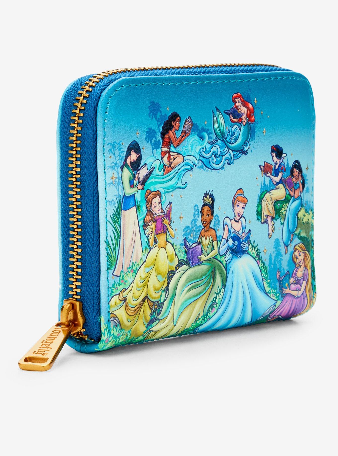 Loungefly Disney Princesses Reading Small Zip Wallet - BoxLunch Exclusive, , alternate