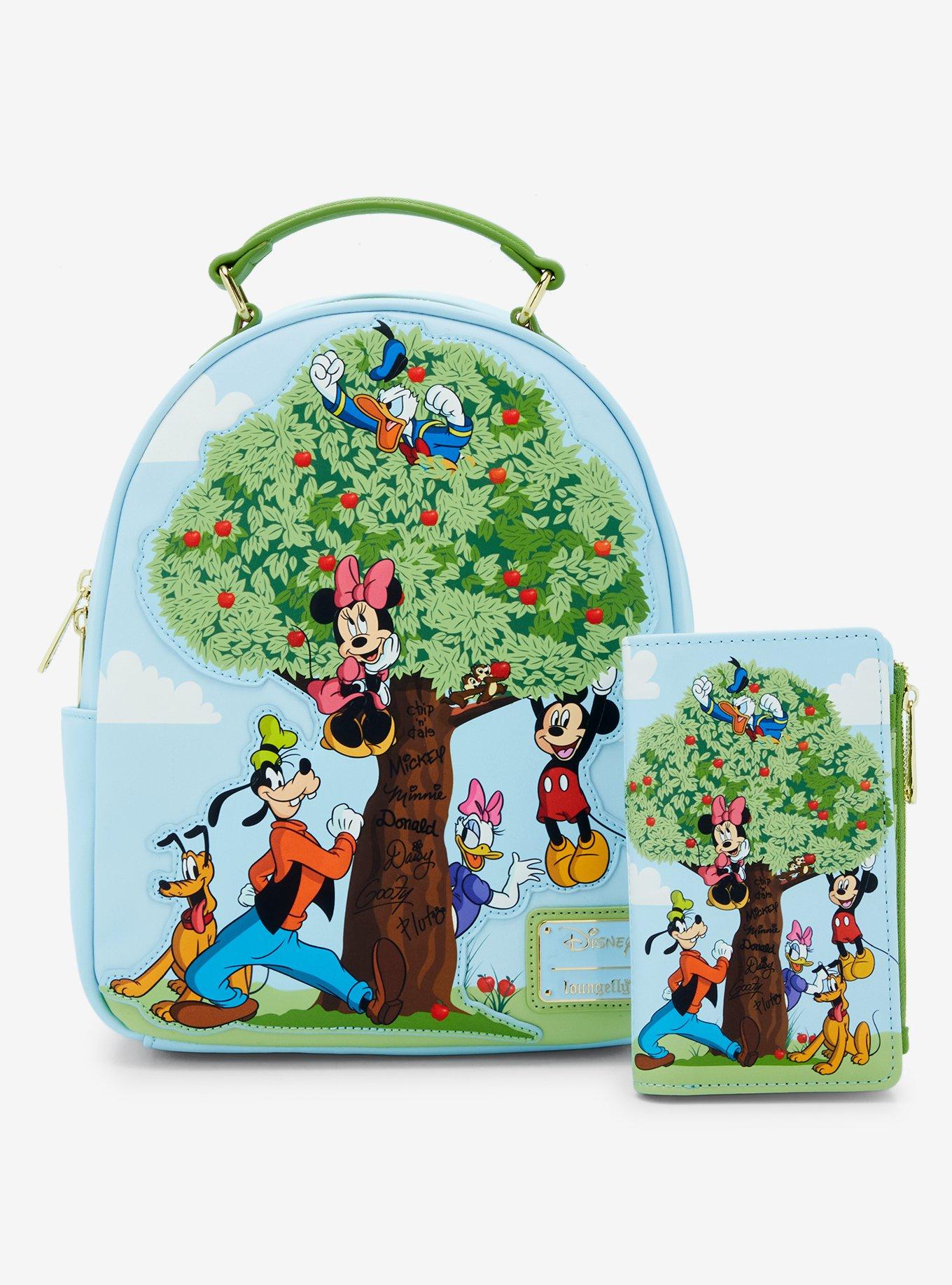 Loungefly Disney Mickey Mouse & Friends Apple Tree Snap Wallet - BoxLunch Exclusive, , alternate