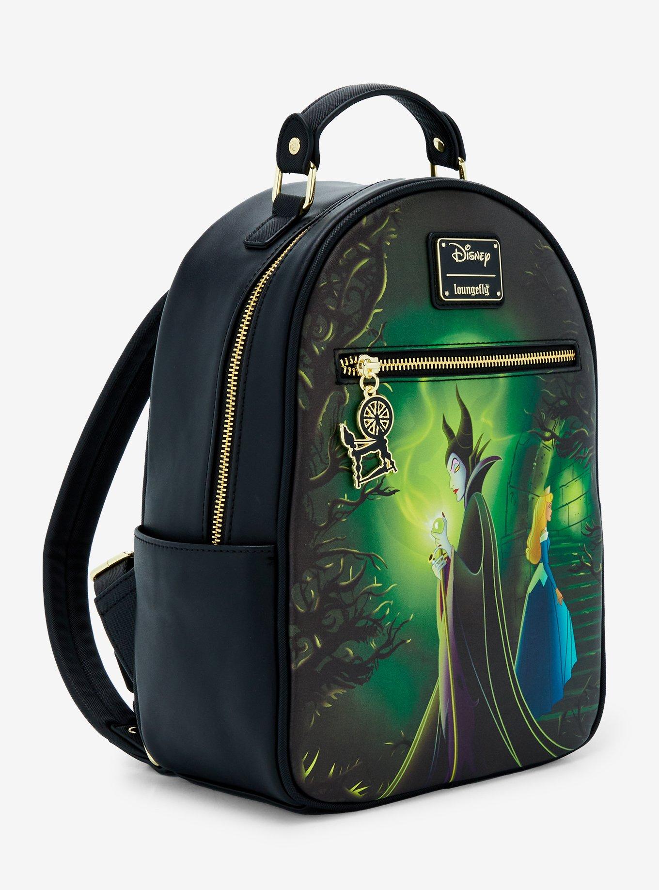 Loungefly Disney Sleeping Beauty Aurora & Maleficent Mini Backpack — BoxLunch Exclusive, , hi-res