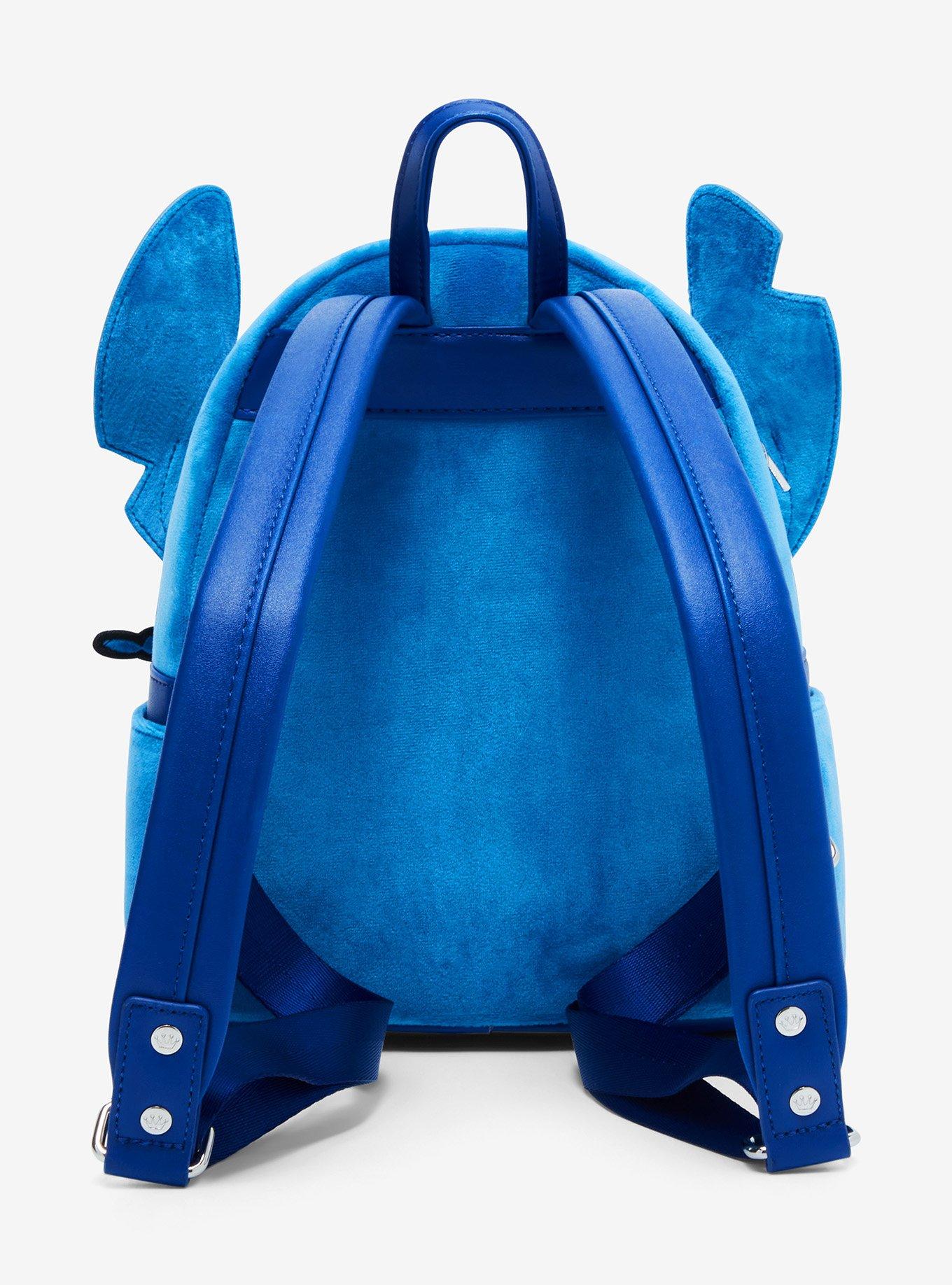 Loungefly Disney Lilo & Stitch Figural Fuzzy Stitch Mini Backpack - BoxLunch Exclusive