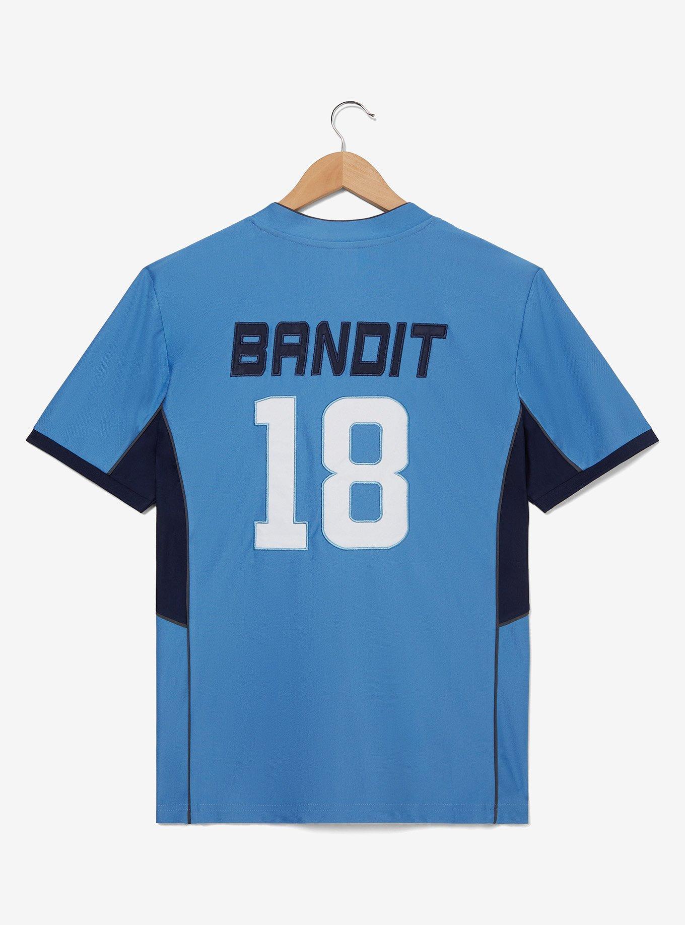 Bluey Bandit Women's Rugby Jersey — BoxLunch Exclusive, BLUE, alternate