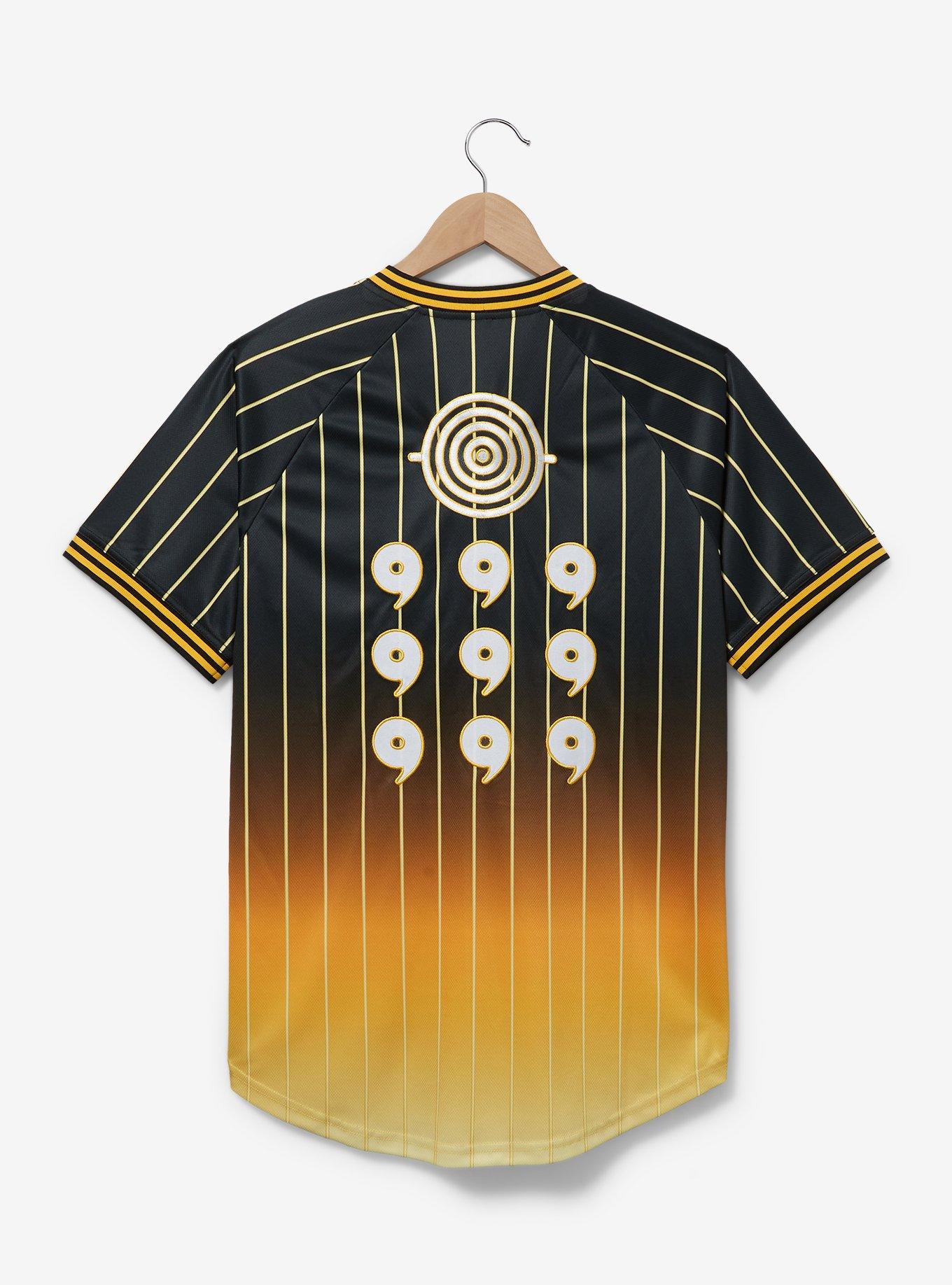 Naruto Shippuden Six Paths Soccer Jersey - BoxLunch Exclusive, BLACK GOLD, alternate