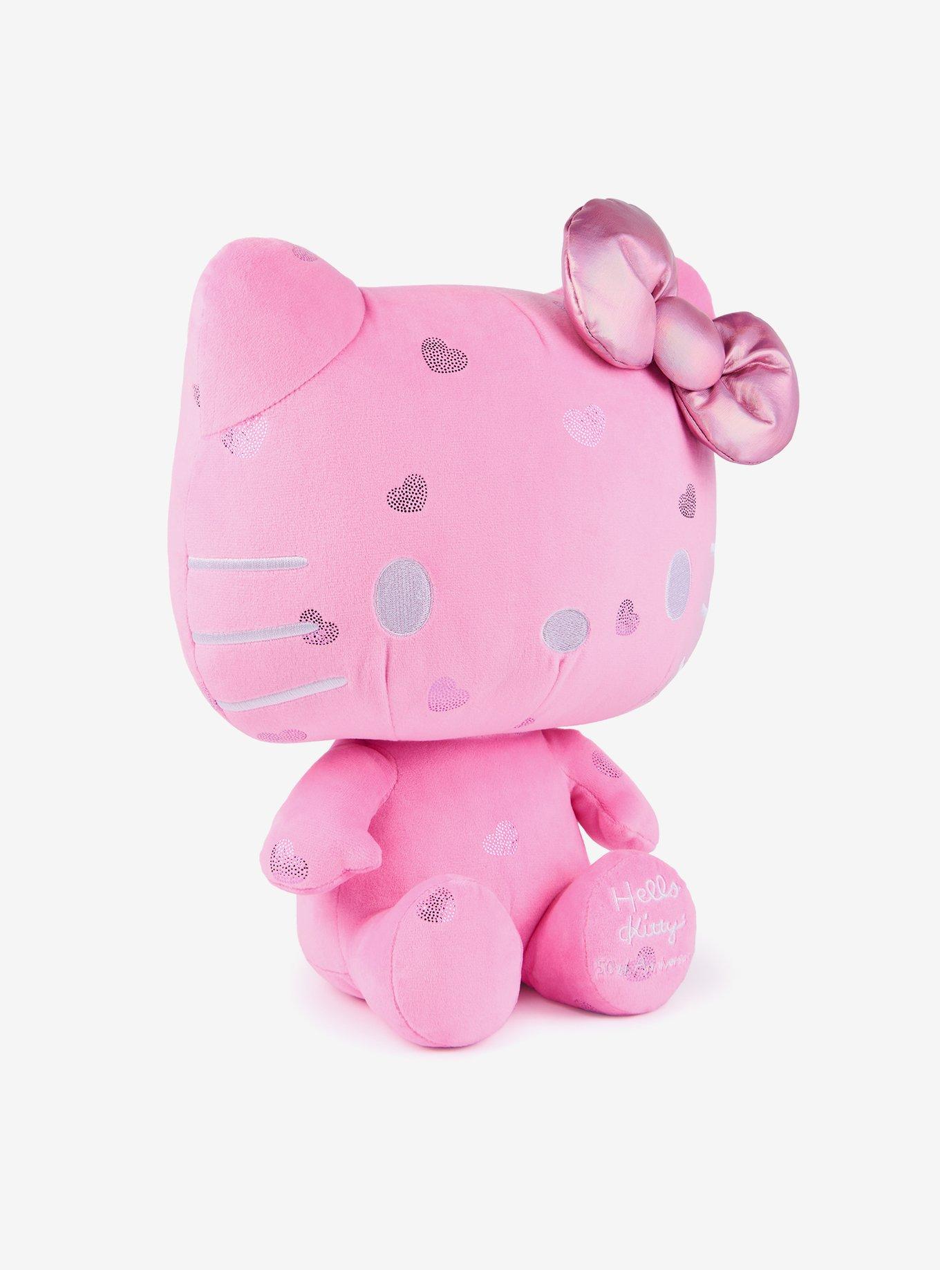 Hello Kitty 50th Anniversary Pink Heart Plush, , hi-res