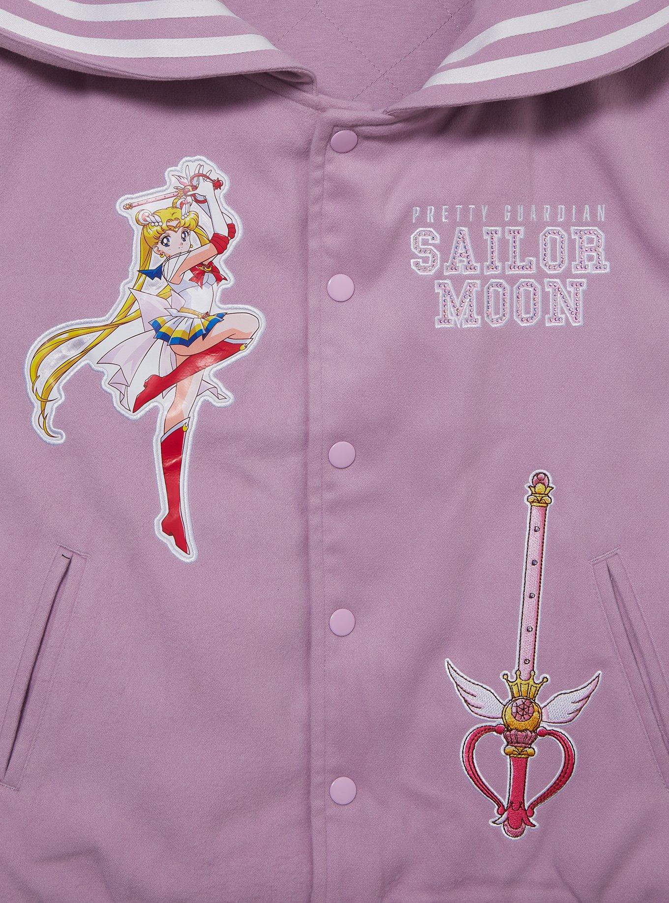 Pretty Guardian Sailor Moon Icons Women's Varsity Jacket - BoxLunch Exclusive, , hi-res