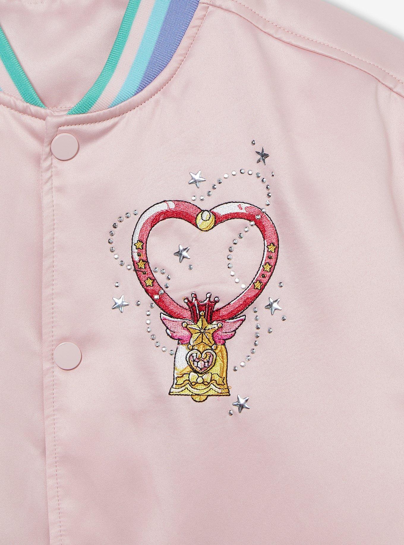 Pretty Guardian Sailor Moon Princess Serenity Bomber Jacket - BoxLunch Exclusive, LIGHT PINK, alternate