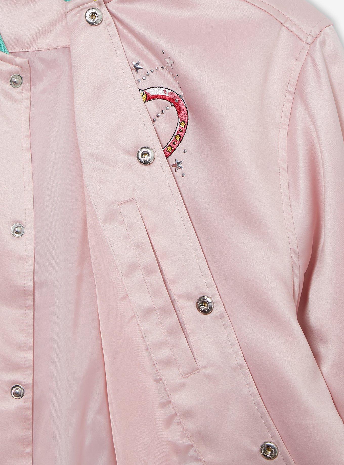 Pretty Guardian Sailor Moon Princess Serenity Bomber Jacket - BoxLunch Exclusive, LIGHT PINK, alternate