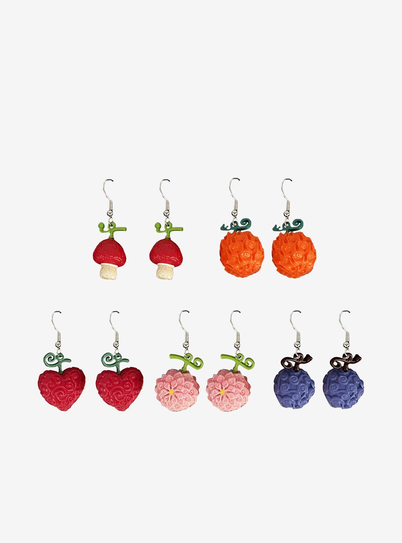 One Piece Devil Fruit Charm Earring Set, , hi-res