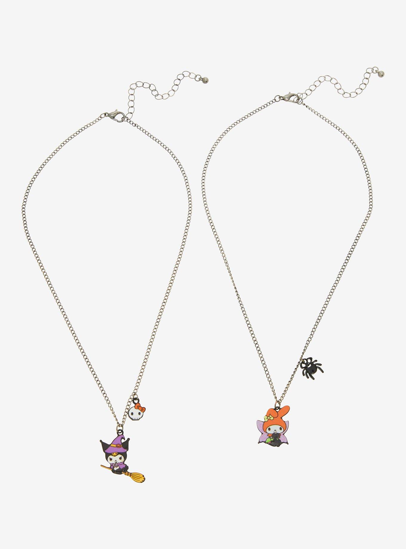 My Melody & Kuromi Halloween Costume Best Friend Necklace Set, , hi-res