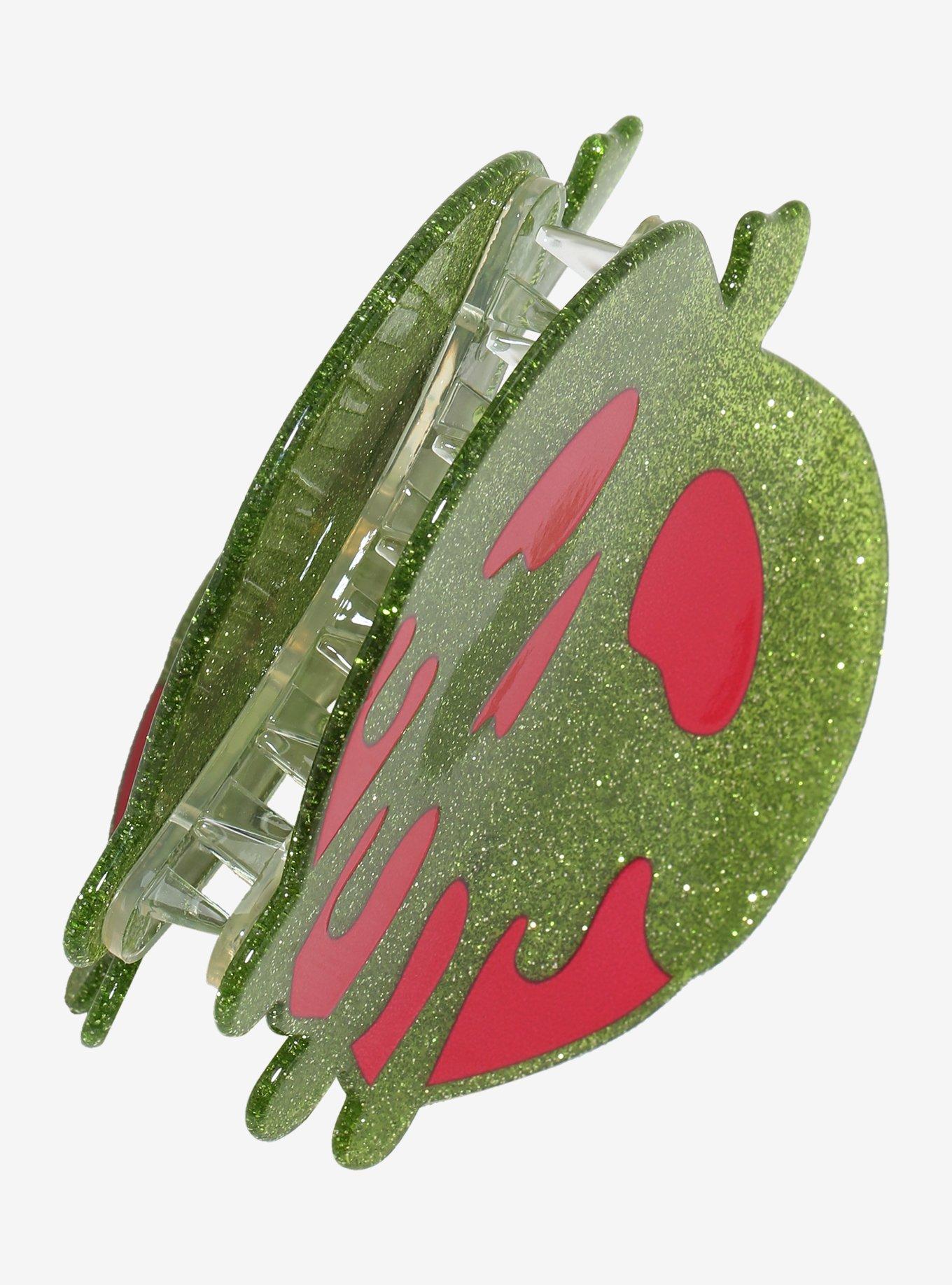 Disney Villains Poison Apple Glitter Claw Hair Clip, , alternate