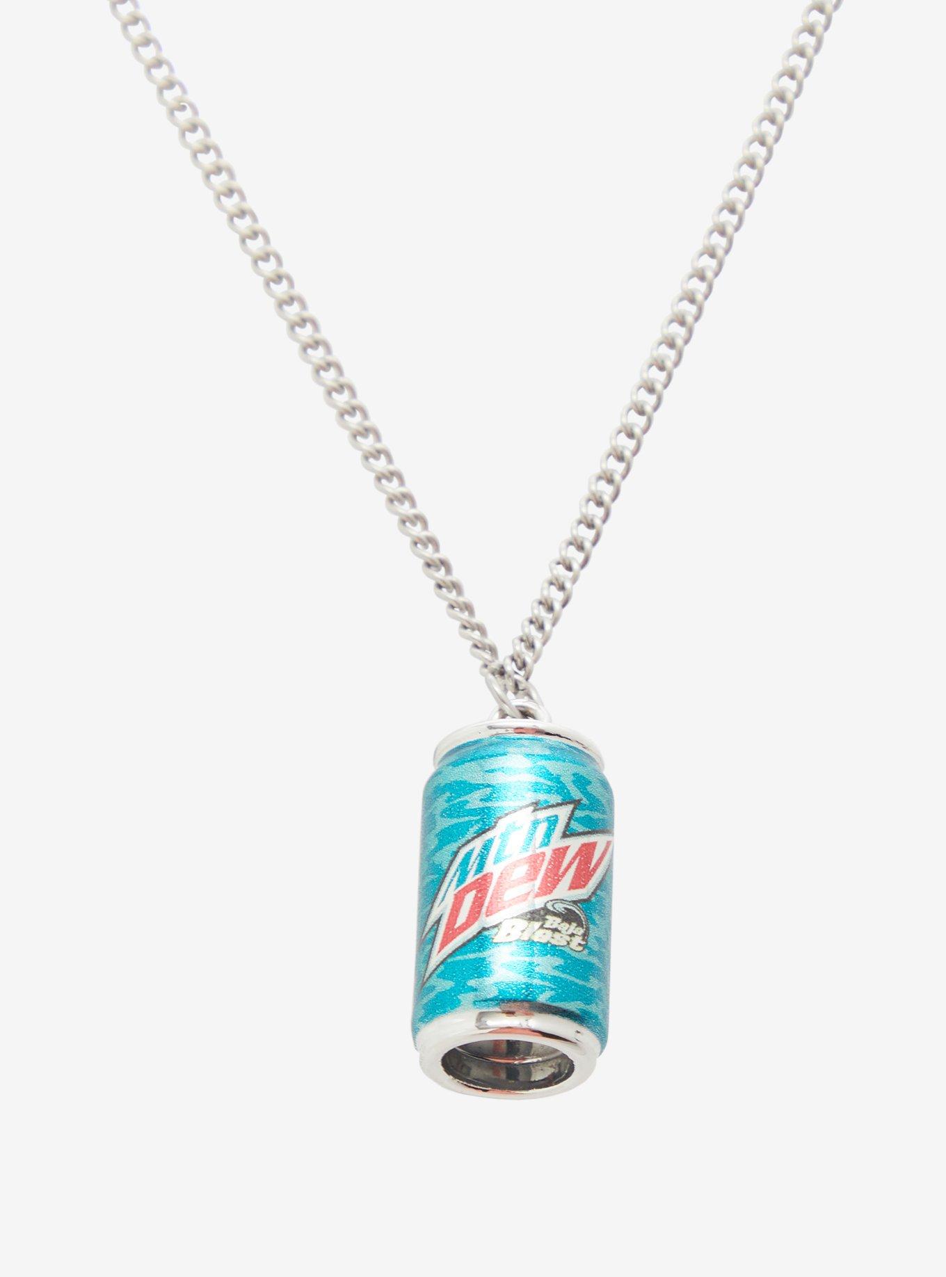 Mountain Dew Soda Can Best Friend Necklace Set