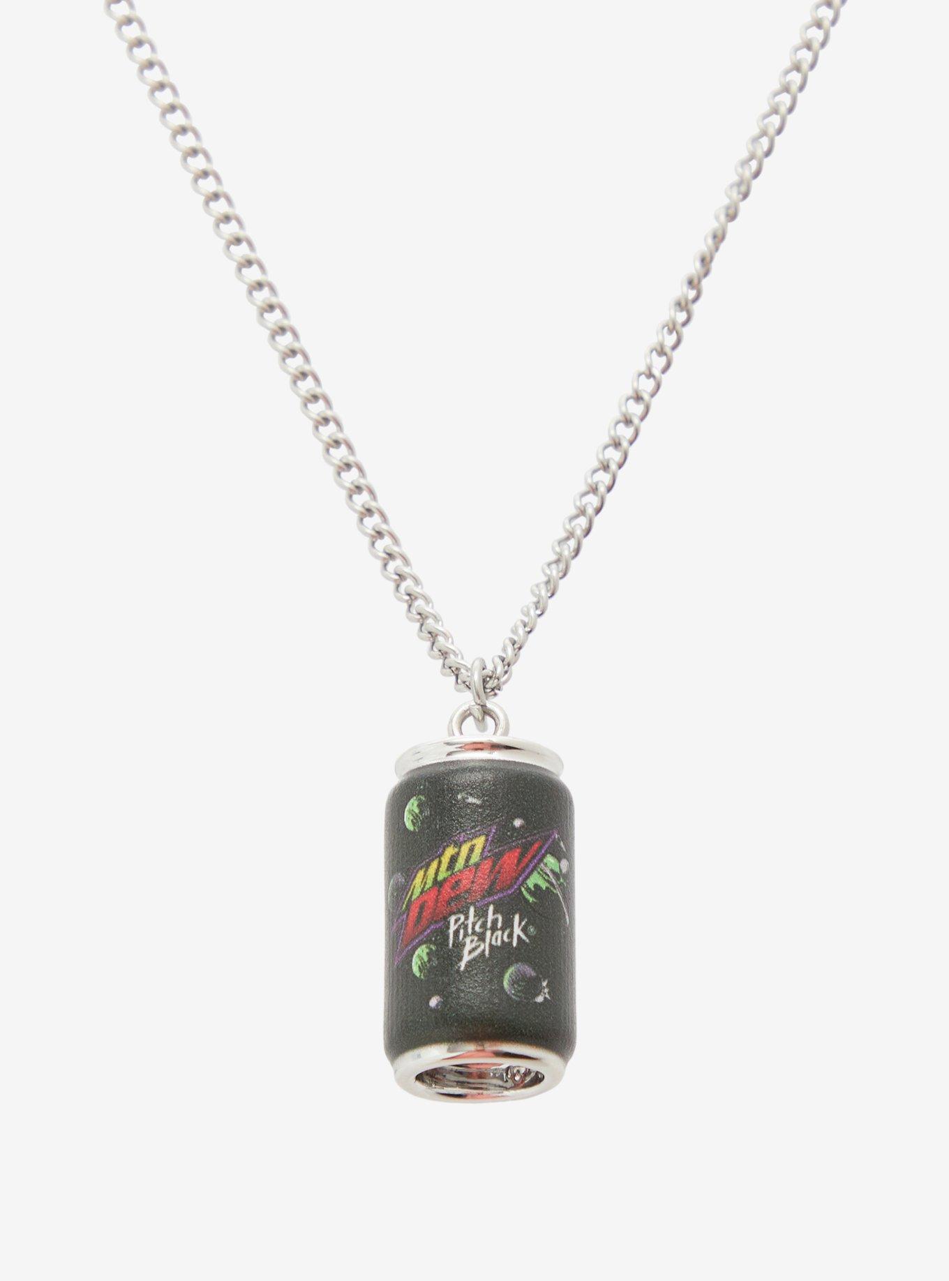 Mountain Dew Soda Can Best Friend Necklace Set