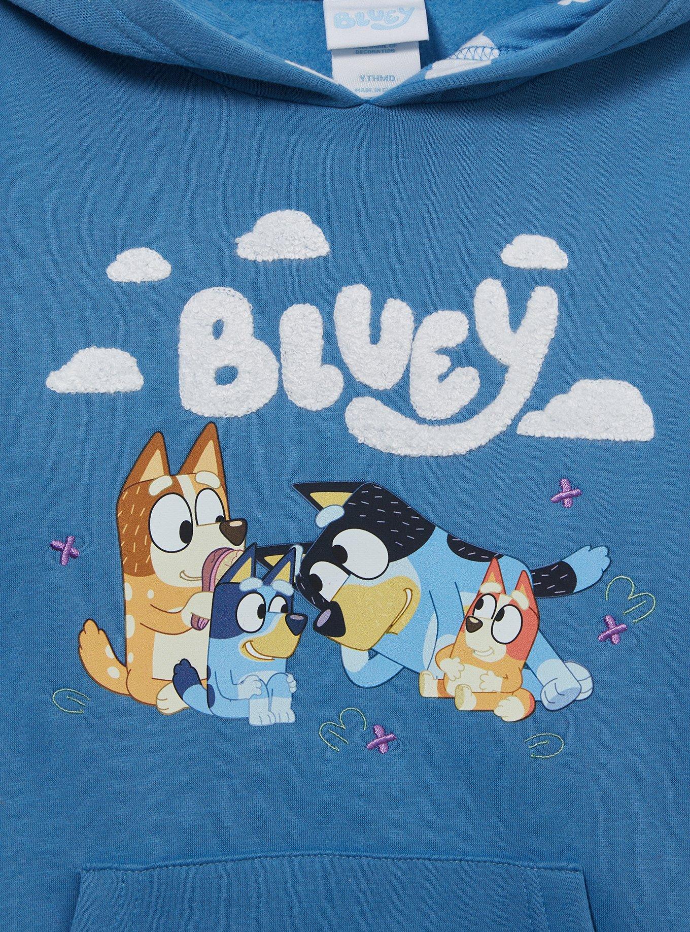 Bluey Family Portrait Youth Hoodie - BoxLunch Exclusive, , hi-res