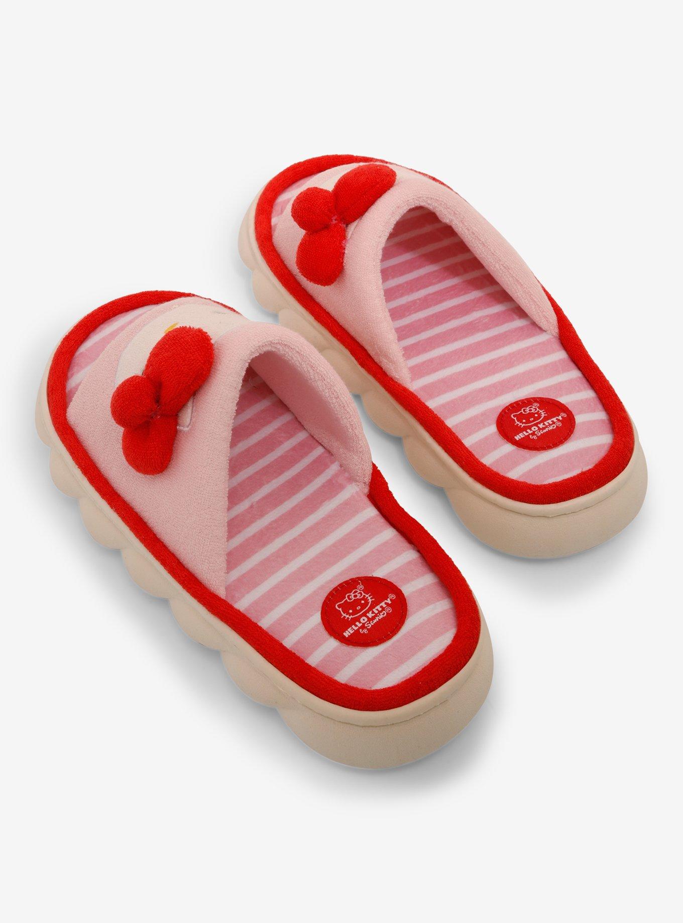 Hello Kitty Terrycloth Chunky Slides, MULTI, alternate