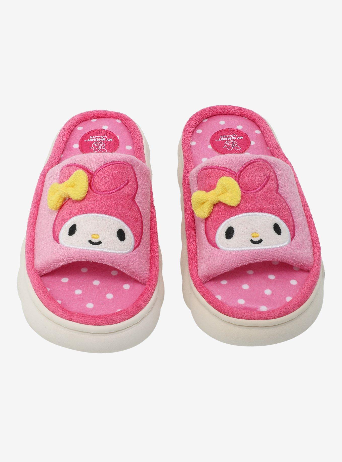 My Melody Plush Slide Sandals, MULTI, alternate