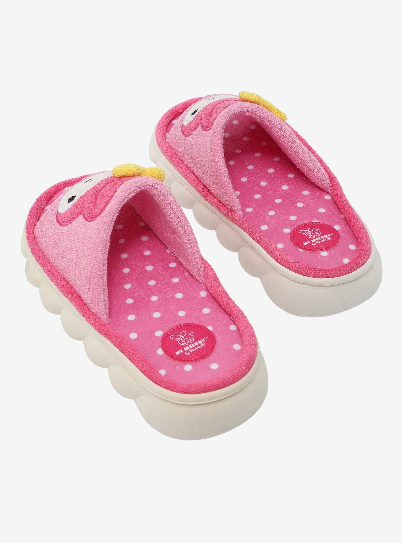 My Melody Plush Slide Sandals, MULTI, alternate