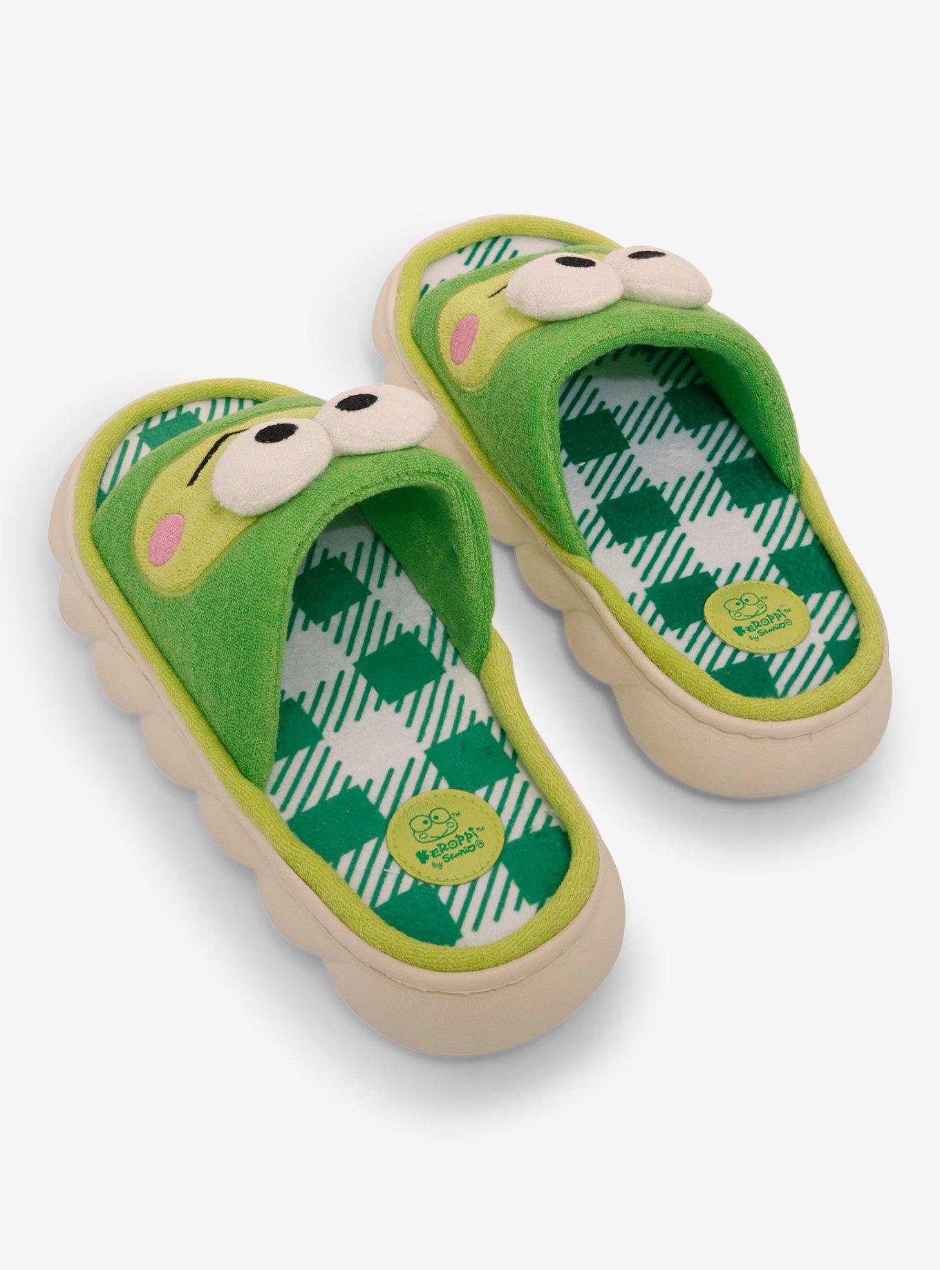 Keroppi Terrycloth Chunky Slides, MULTI, alternate