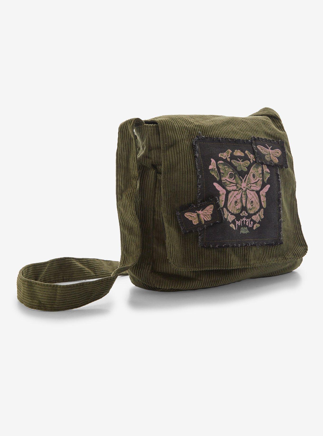 Melanie Martinez Portals Butterfly Corduroy Messenger Bag