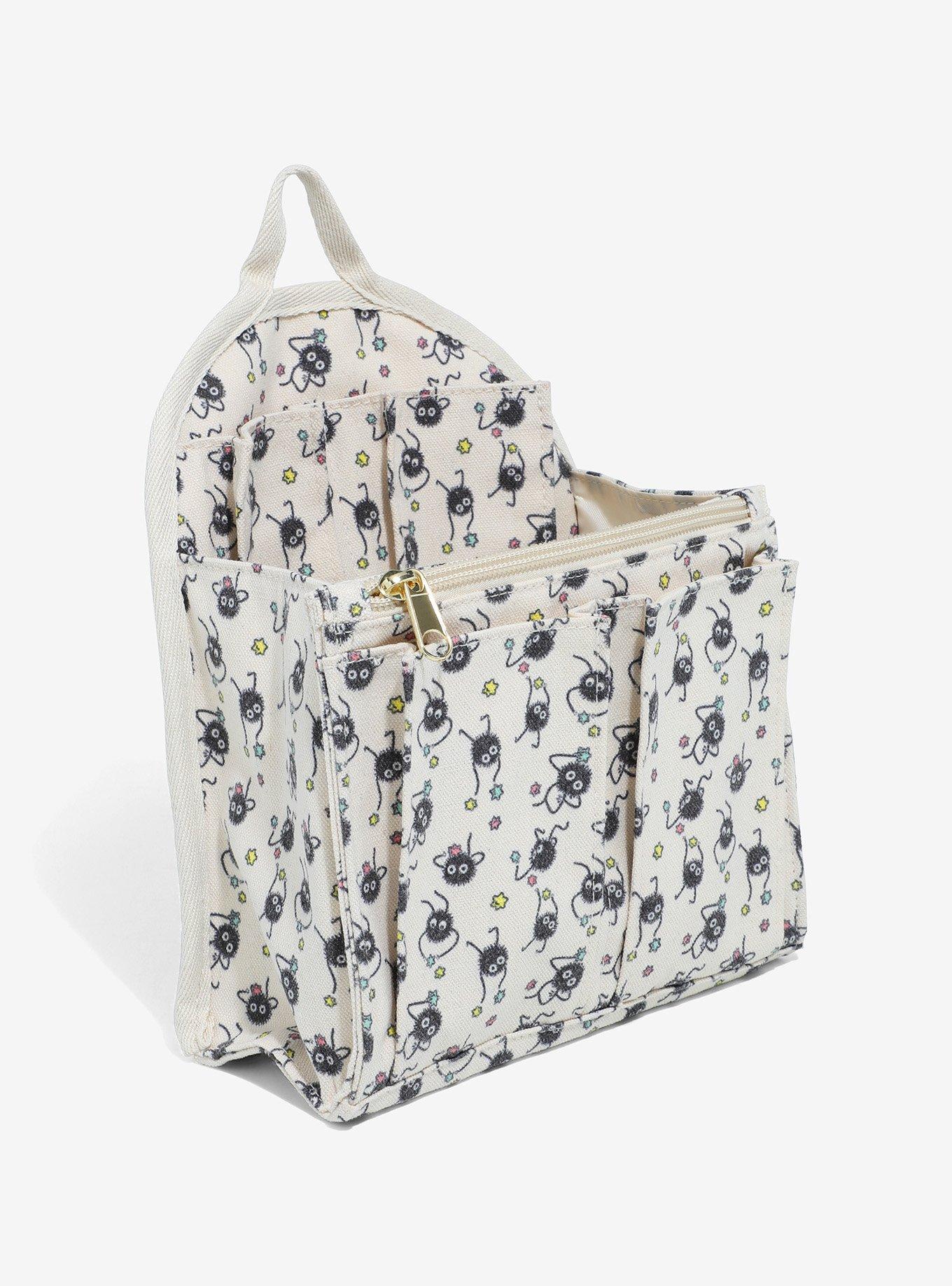 Studio Ghibli Spirited Away Soot Sprites Allover Print Mini Backpack Organizer, , alternate