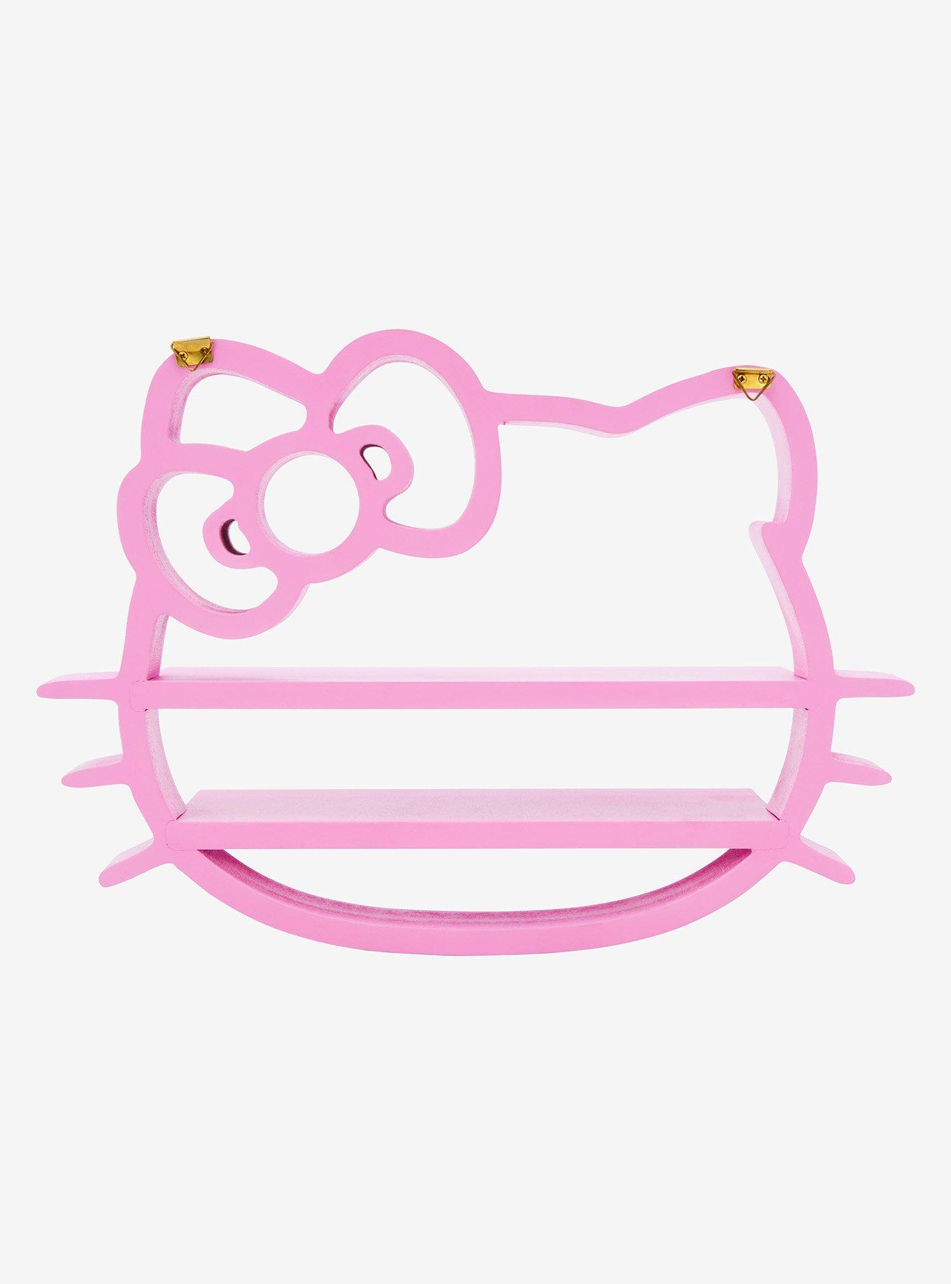 Sanrio Hello Kitty Silhouette Pink Wall Shelf, , alternate