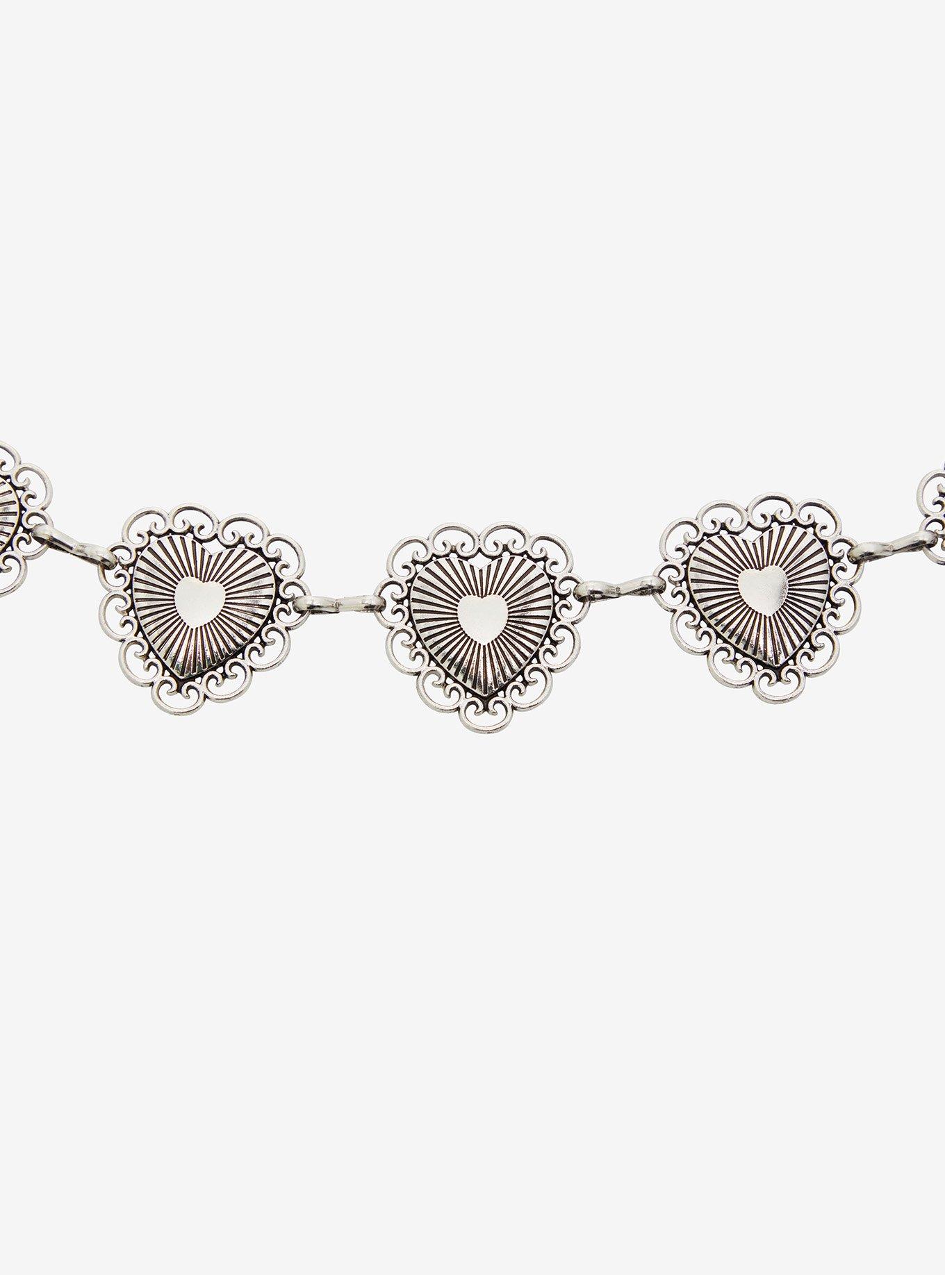 Western Heart Chain Belt, MULTI, alternate