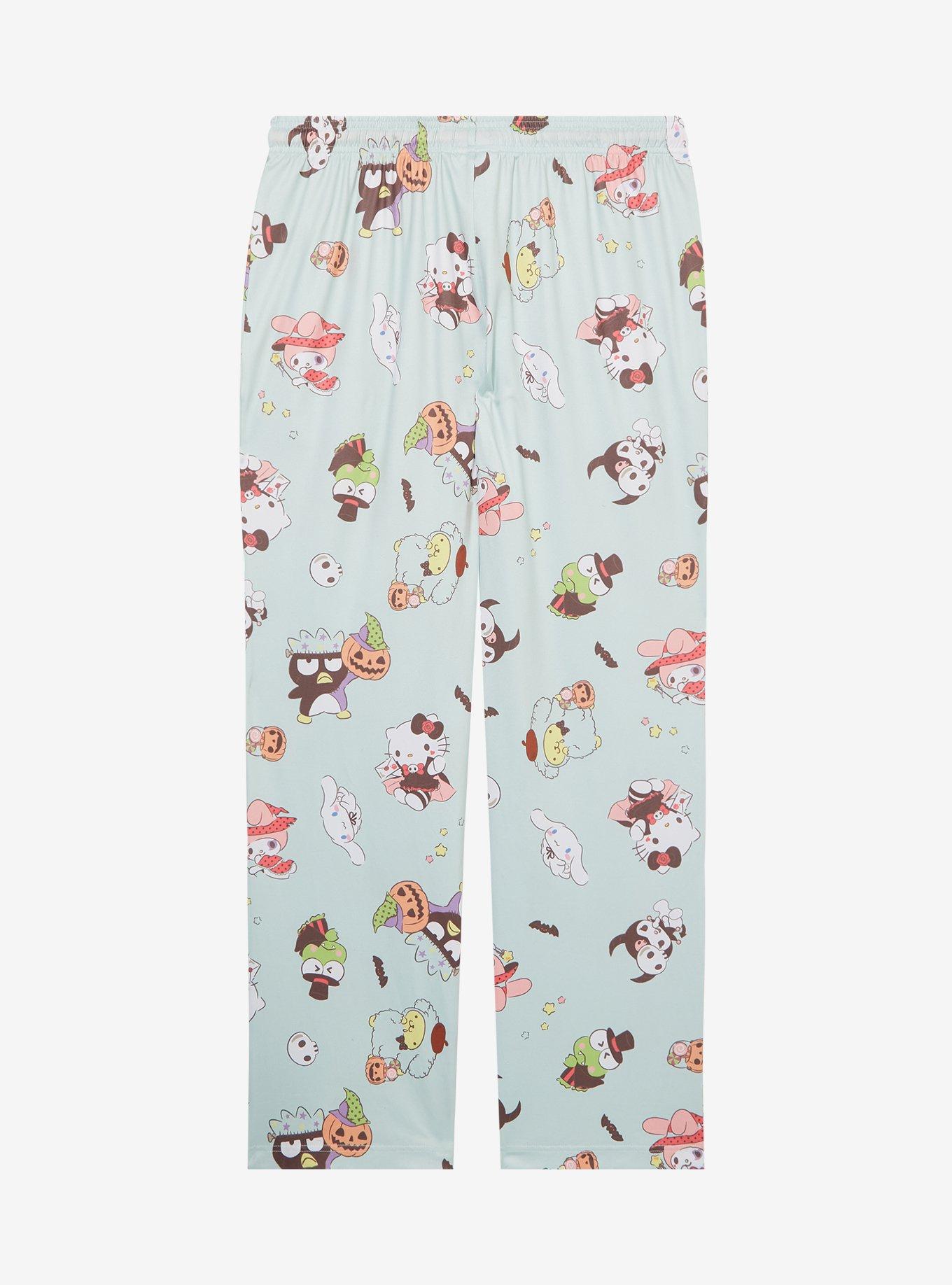 Sanrio Hello Kitty and Friends Halloween Allover Print Sleep Pants - BoxLunch Exclusive, MINT, alternate