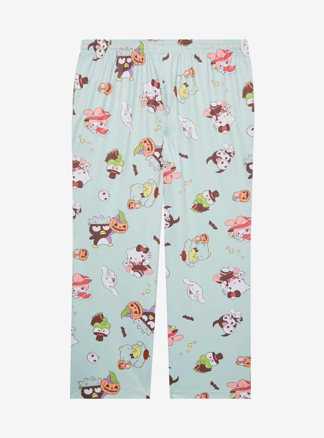 Sanrio Hello Kitty and Friends Halloween Women's Plus Size Sleep Pants — BoxLunch Exclusive, MINT, alternate