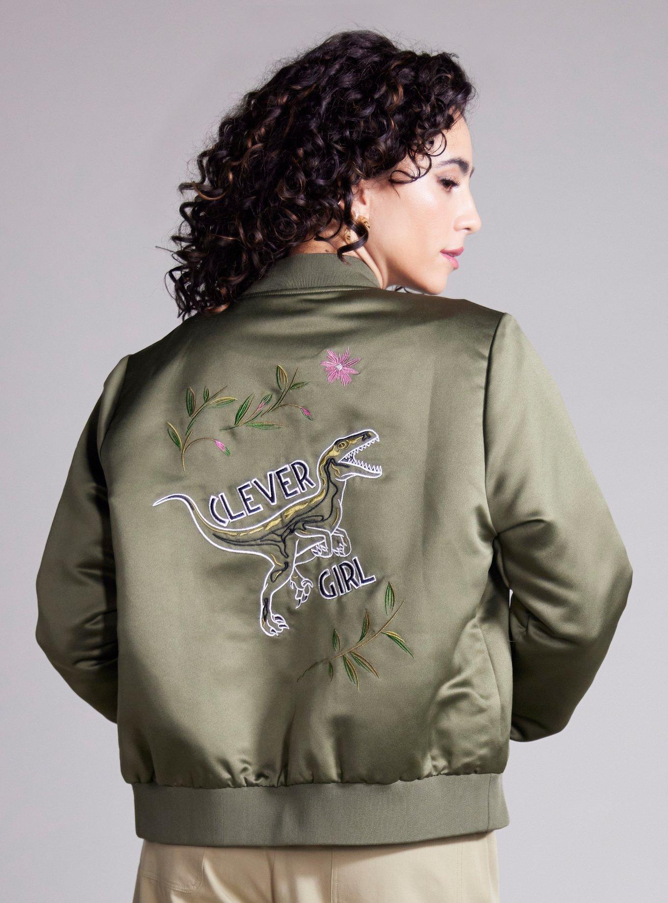 Her Universe Jurassic Park Clever Girl Bomber Jacket Her Universe Exclusive, MULTI, alternate