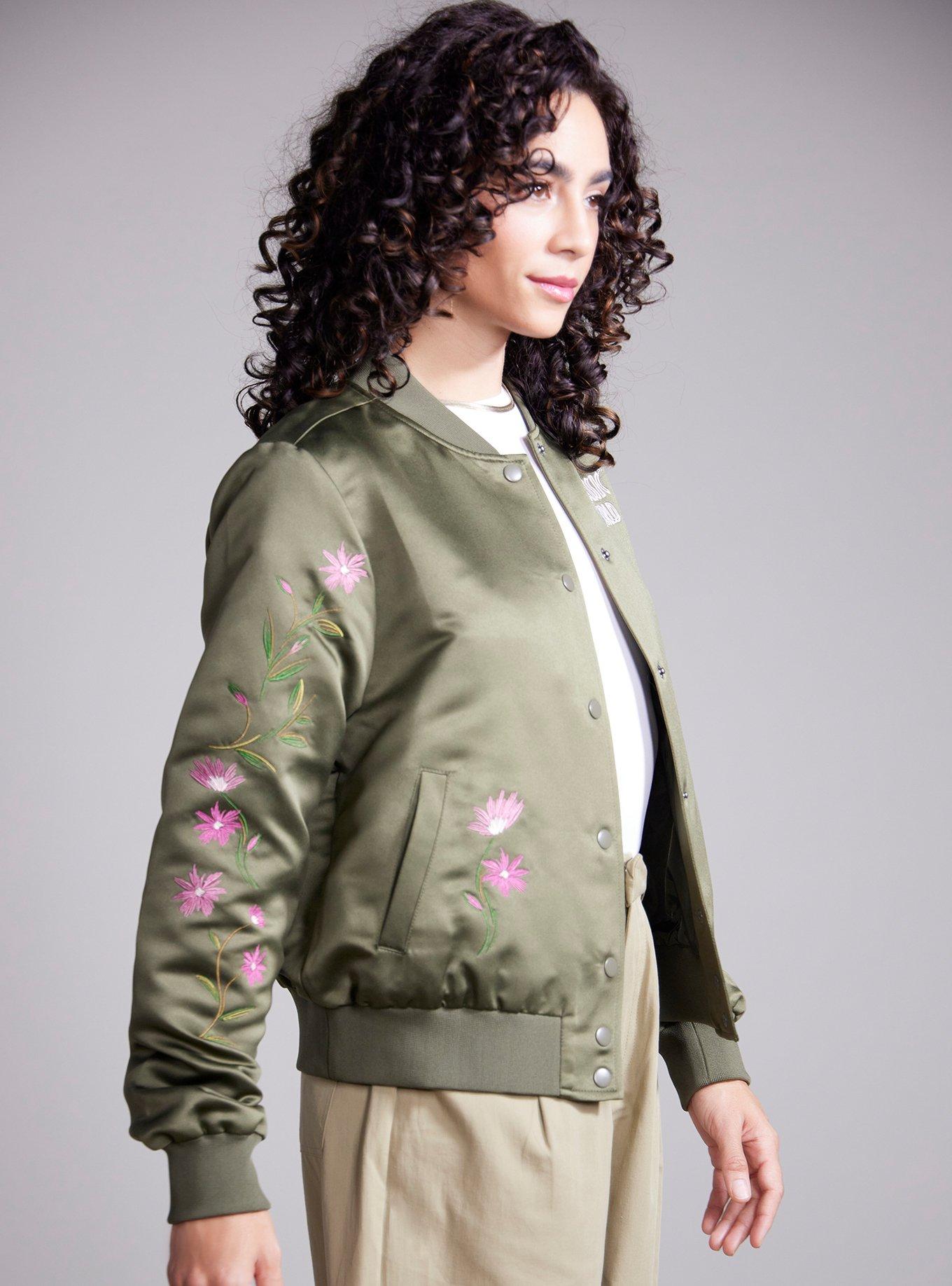 Her Universe Jurassic Park Clever Girl Bomber Jacket Her Universe Exclusive, MULTI, alternate