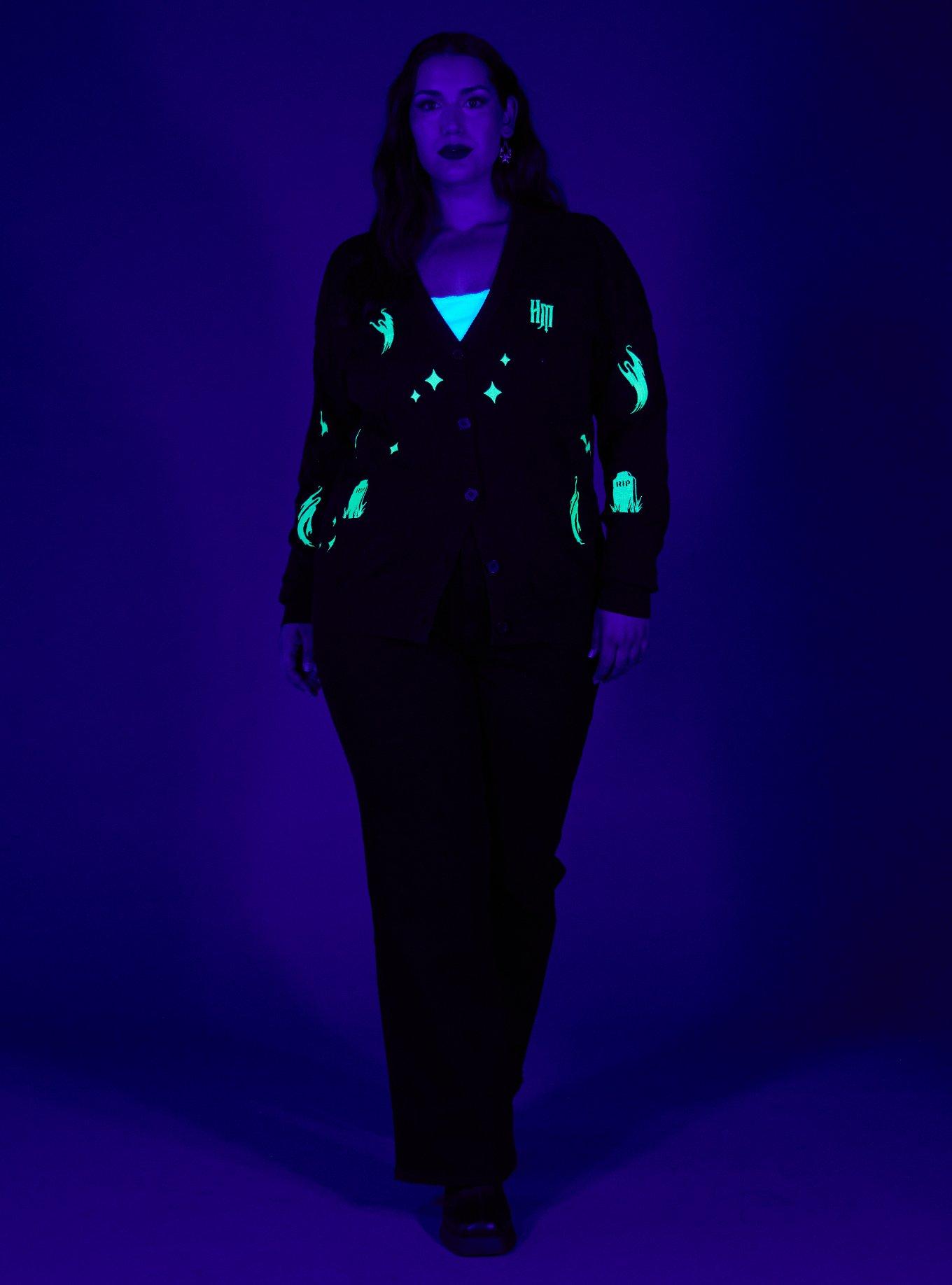 Her Universe Disney The Haunted Mansion Icons Glow-In-The-Dark Cardigan Plus Size Her Universe Exclusive, , hi-res