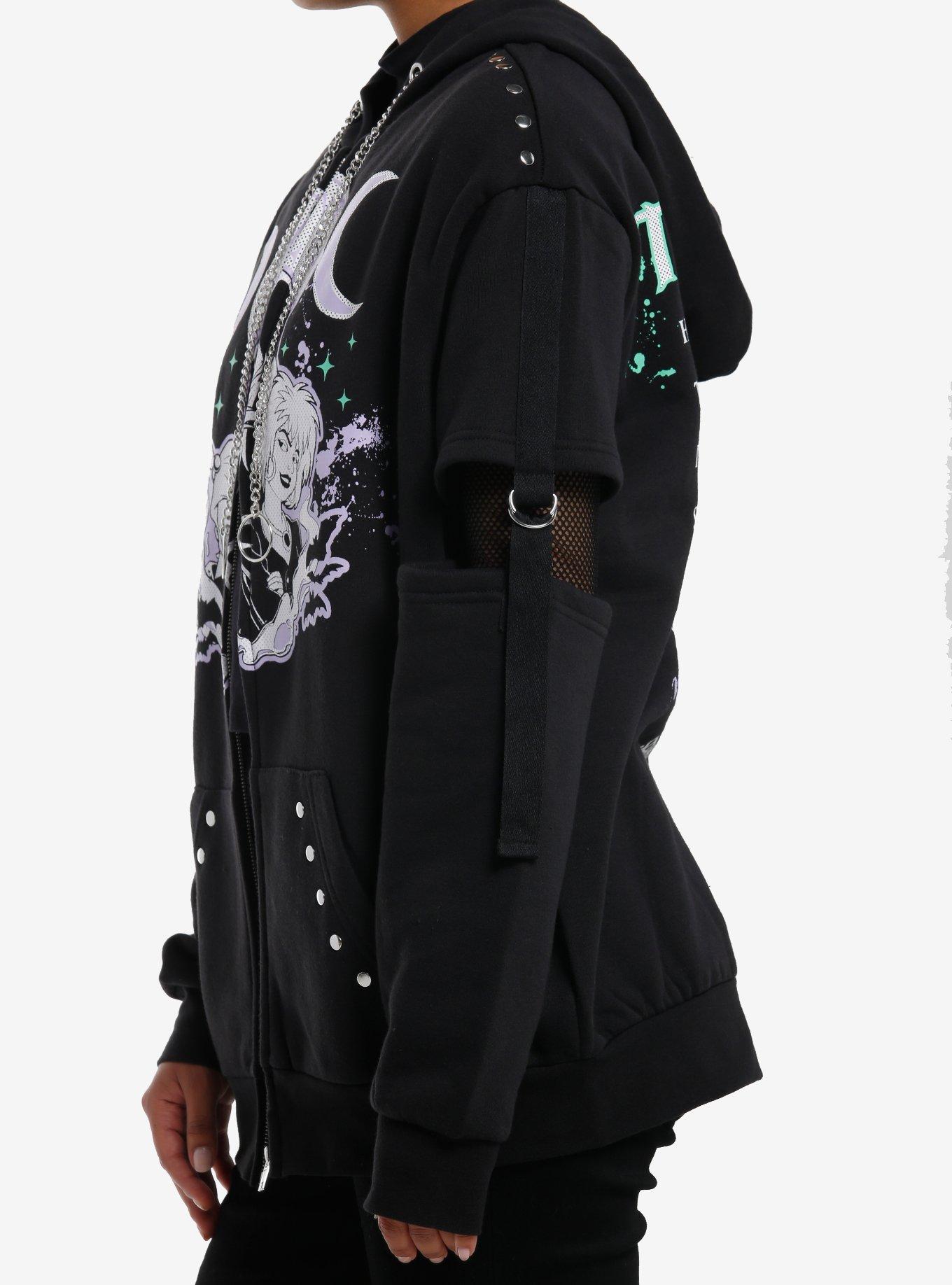 Scooby-Doo! The Hex Girls Stud Chain Girls Oversized Hoodie, , alternate