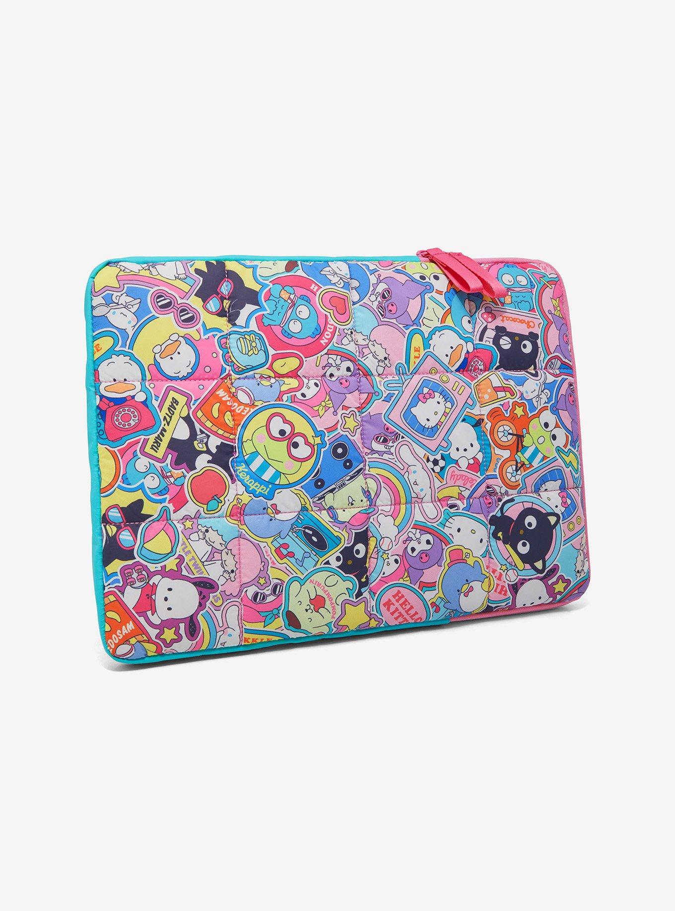 Sonix Sanrio Stickers Allover Print Puff Laptop Sleeve - BoxLunch Exclusive, , alternate