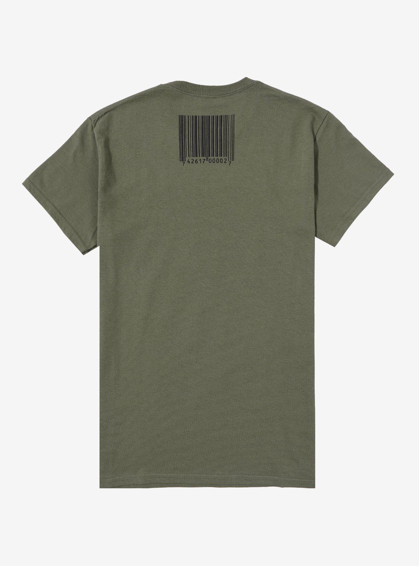 Slipknot Two-Sided Green Boyfriend Fit Girls T-Shirt, MILITARY GREEN, alternate