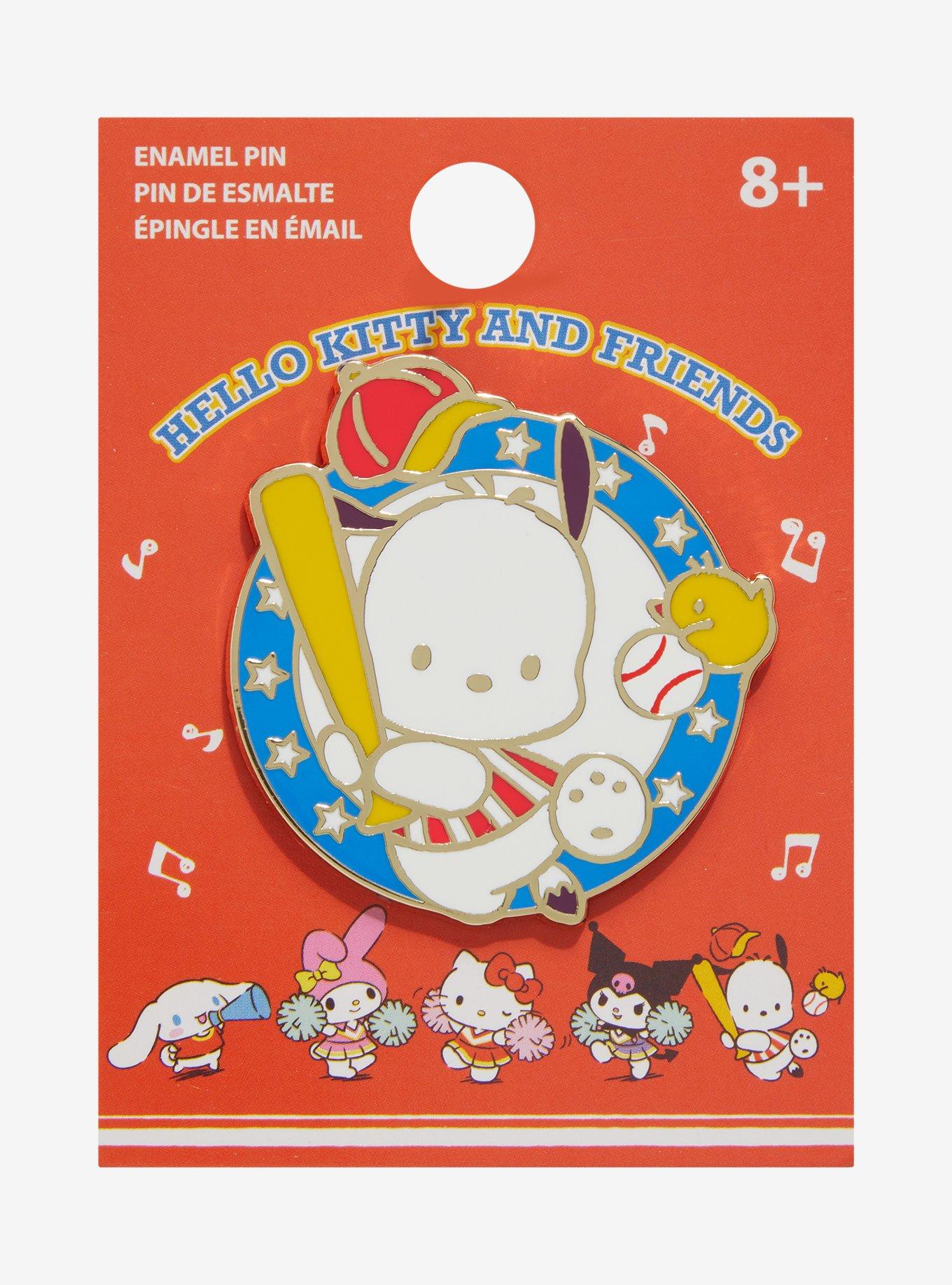 Sanrio Pochacco Baseball Enamel Pin — BoxLunch Exclusive