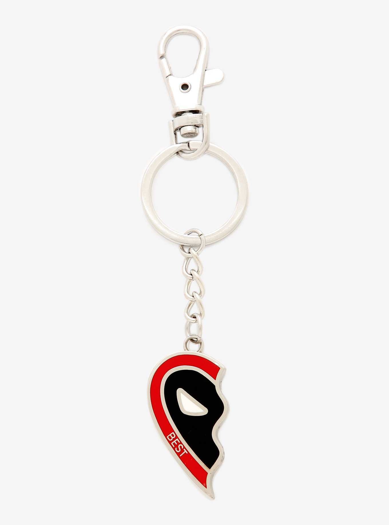 Marvel Deadpool & Wolverine Best Friends Heart Magnetic Keychain Set - BoxLunch Exclusive, , hi-res