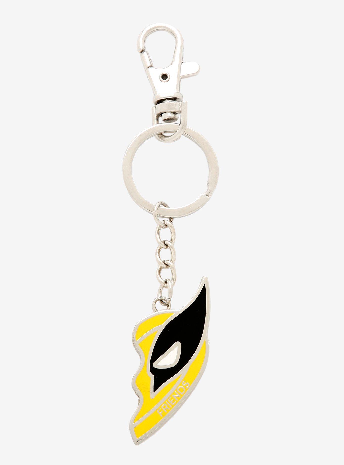 Marvel Deadpool & Wolverine Best Friends Heart Magnetic Keychain Set - BoxLunch Exclusive