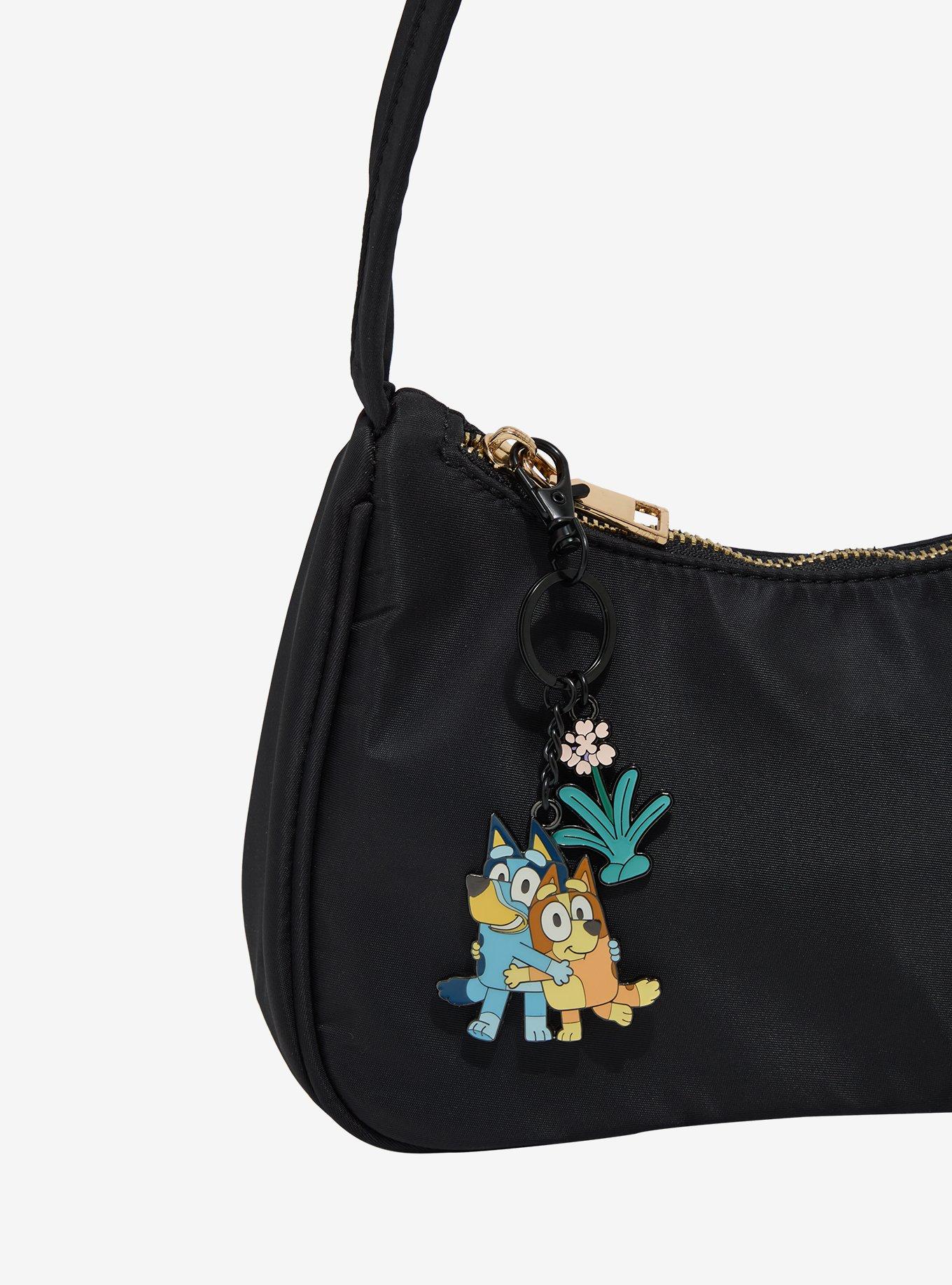 Bluey Bingo & Bluey Flower Multi-Charm Keychain, , hi-res