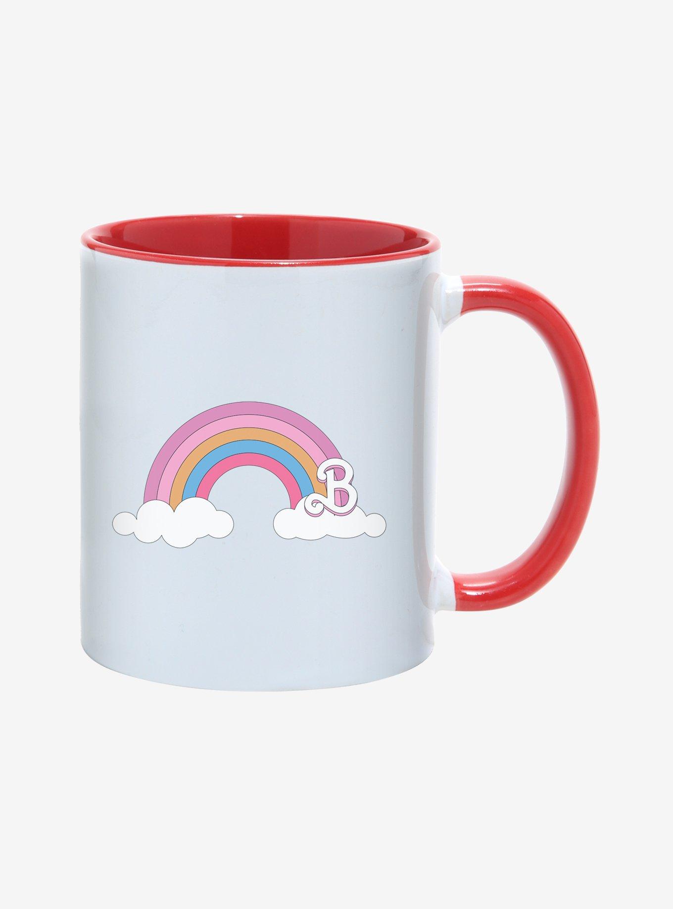 Barbie The Movie Rainbow Logo 11OZ Mug, RED  WHITE, hi-res