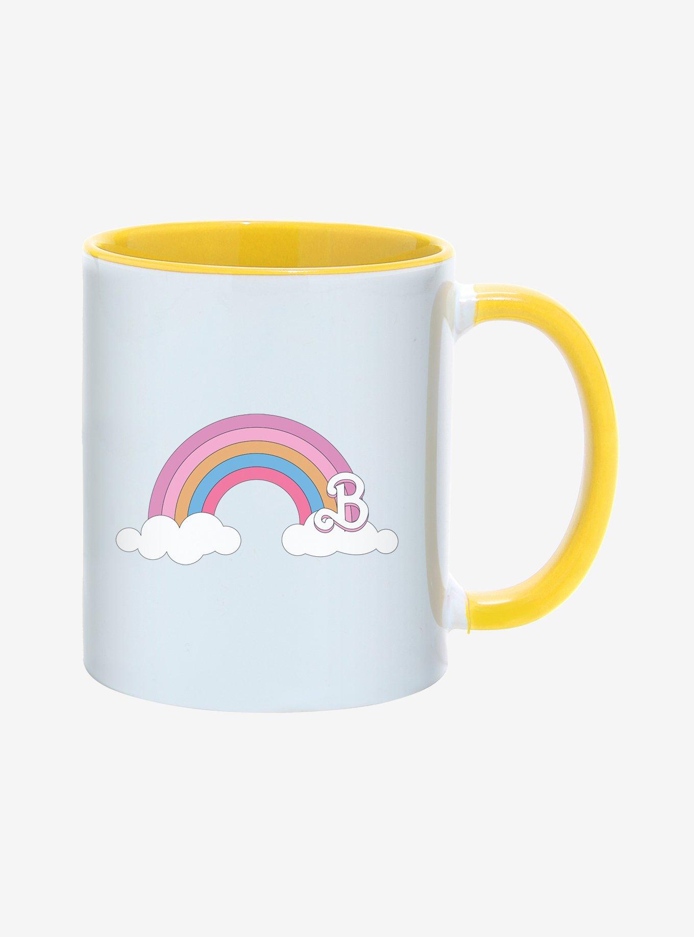 Barbie The Movie Rainbow Logo 11OZ Mug, SPRING YELLOW, alternate