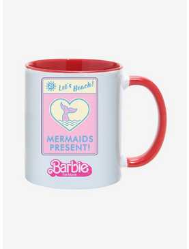 Barbie The Movie Let's Beach! 11OZ Mug, RED  WHITE, hi-res