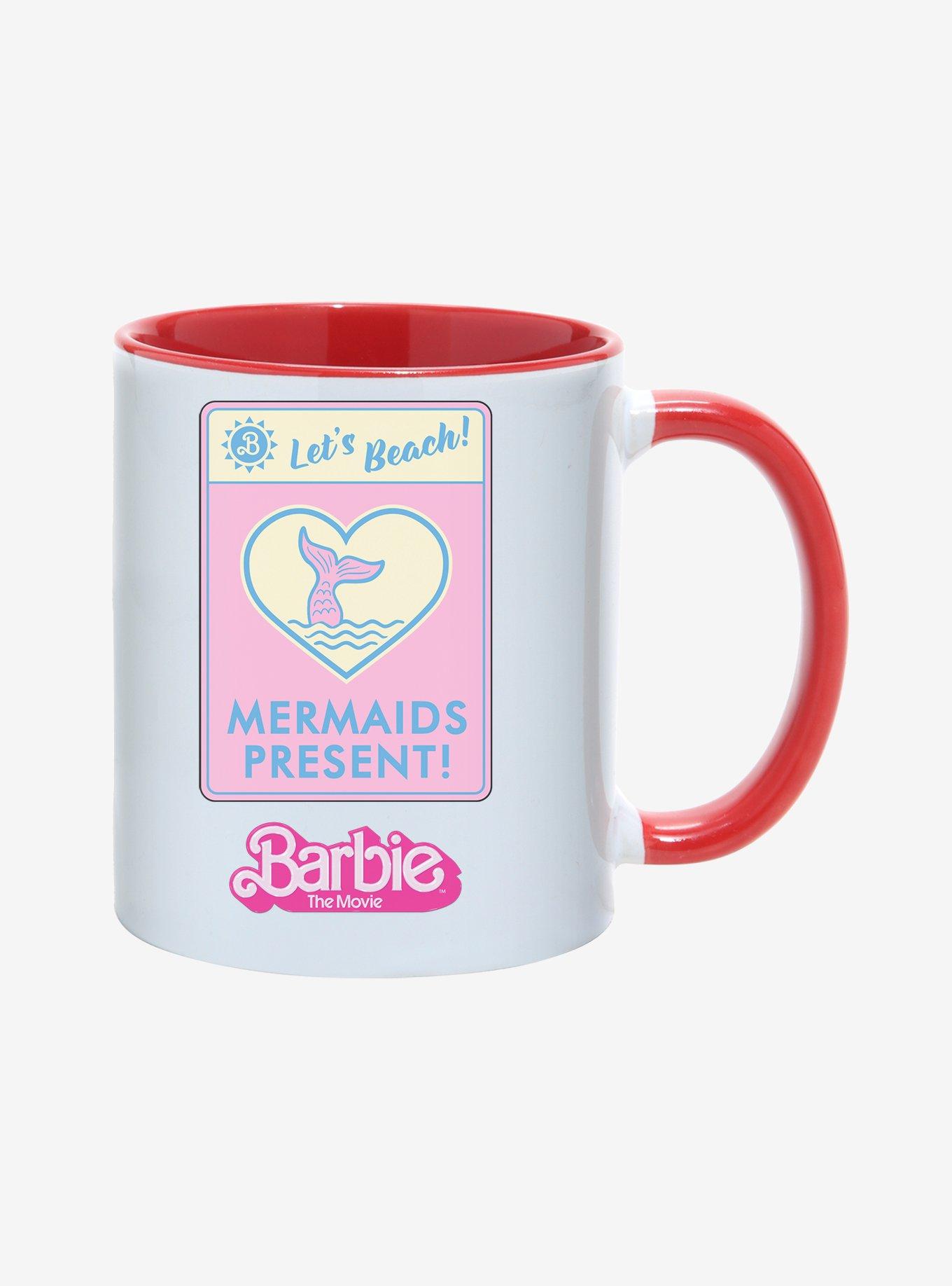 Barbie The Movie Let's Beach! 11OZ Mug, RED  WHITE, alternate